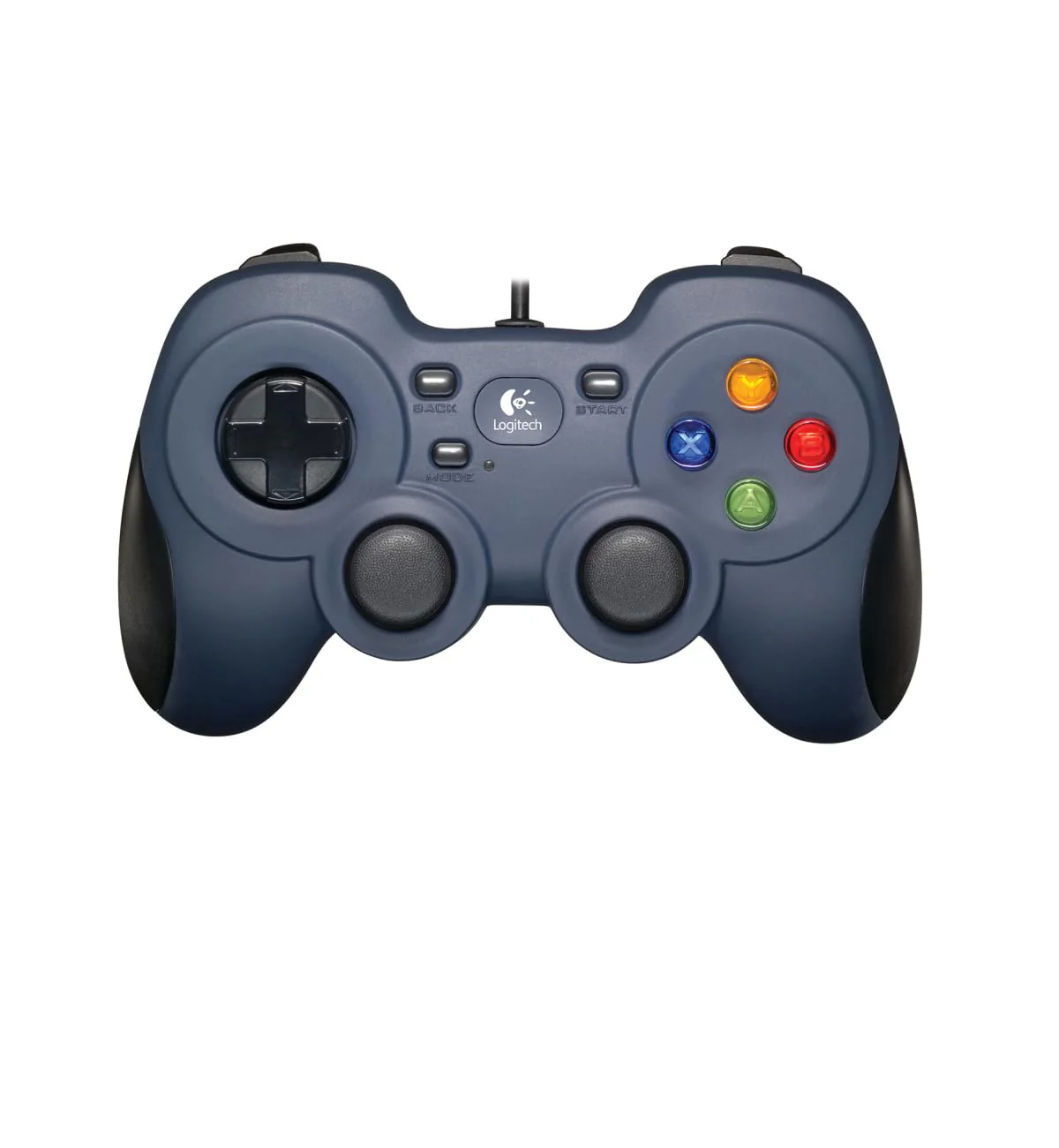 Logitech F310 kabelgebundenes Gamepad, Controller mit Konsolenartigem Layout, 4 Tasten D-Pad, XInput/DirectInput, Komfortable Griffflächen, 1,8 m Kabel, PC - Blau/Grau - Image 4