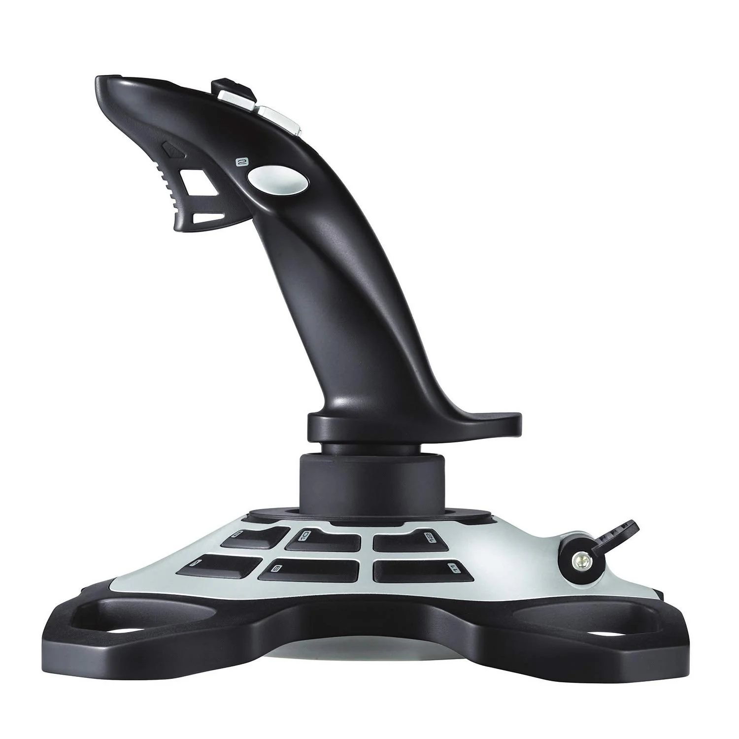 Logitech G Extreme 3D Pro Joystick, Drehknopf Rudersteuerung, 12 Programmierbare Tasten, 8-Wege Rundblickschalter, Stabiler Sockel, Schnellfeuerauslöser, USB-Anschluss, PC - Schwarz/Silber - Image 7