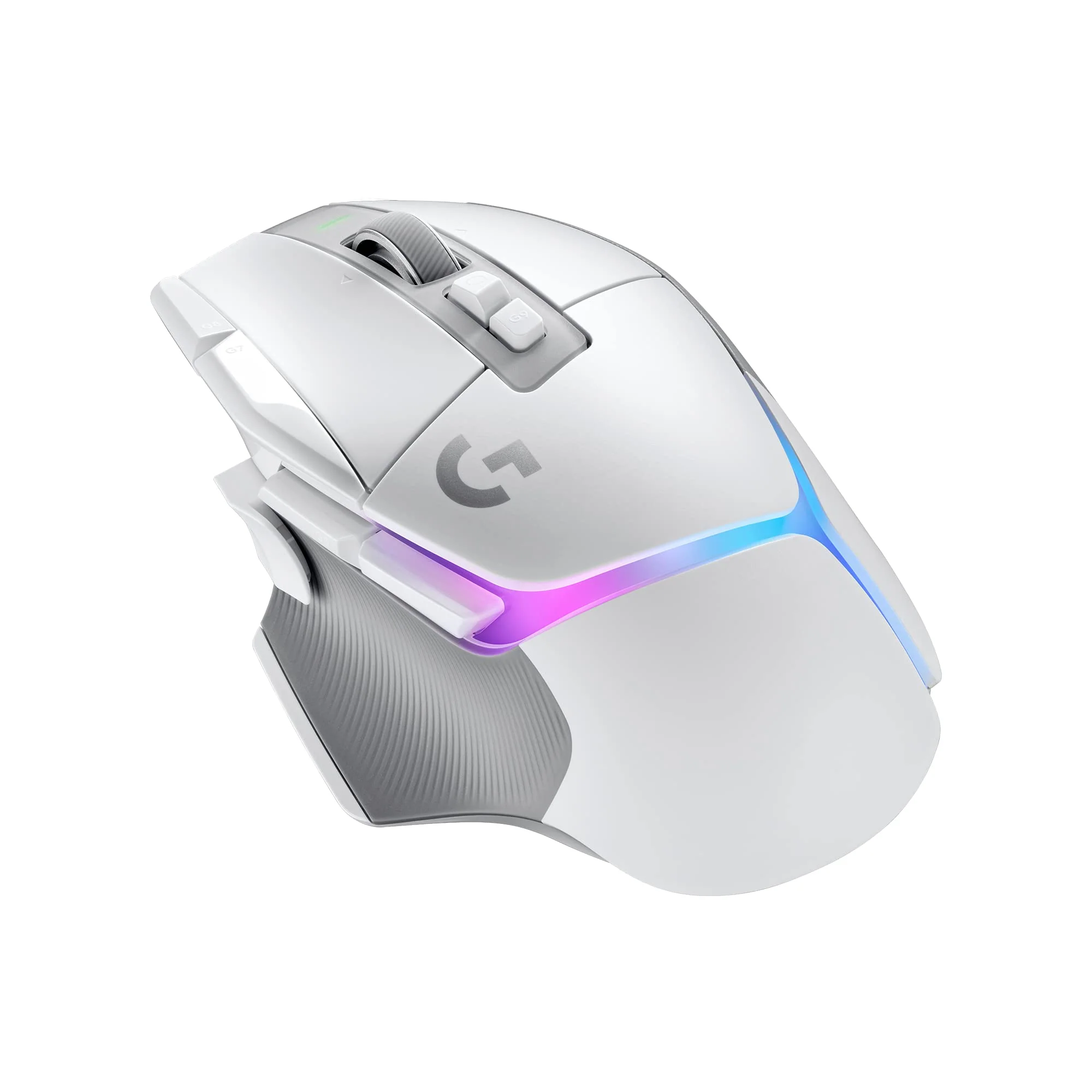 Logitech G G502 X PLUS LIGHTSPEED Souris Gaming RVB Sans Fil - Souris optique boutons hybrides LIGHTFORCE, LIGHTSYNC RVB, Capteur gaming HERO 25K, Compatible avec PC - macOS/Windows - Blanc - Image 5