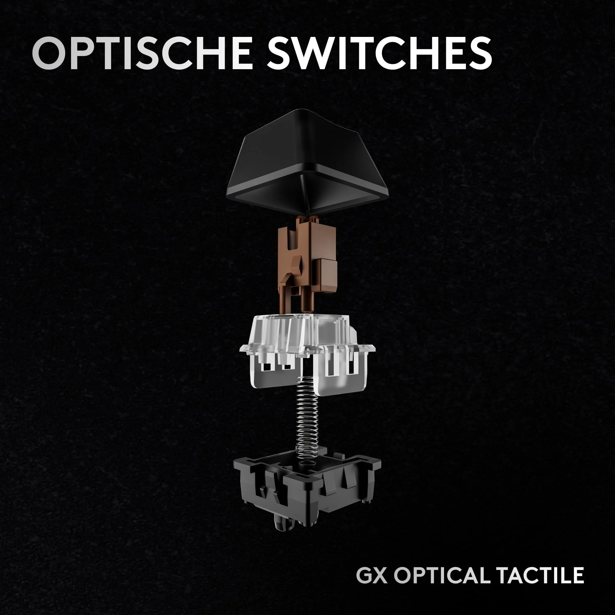 Logitech G PRO X 60 LIGHTSPEED kabellose Gaming-Tastatur, ultra-kompakte mechanische 60%-TKL-Tastatur, LIGHTSYNC RGB, Doubleshot-PBT-Tastenkappen, optische taktile, Windows PC, QWERTZ DE - Schwarz - Image 10