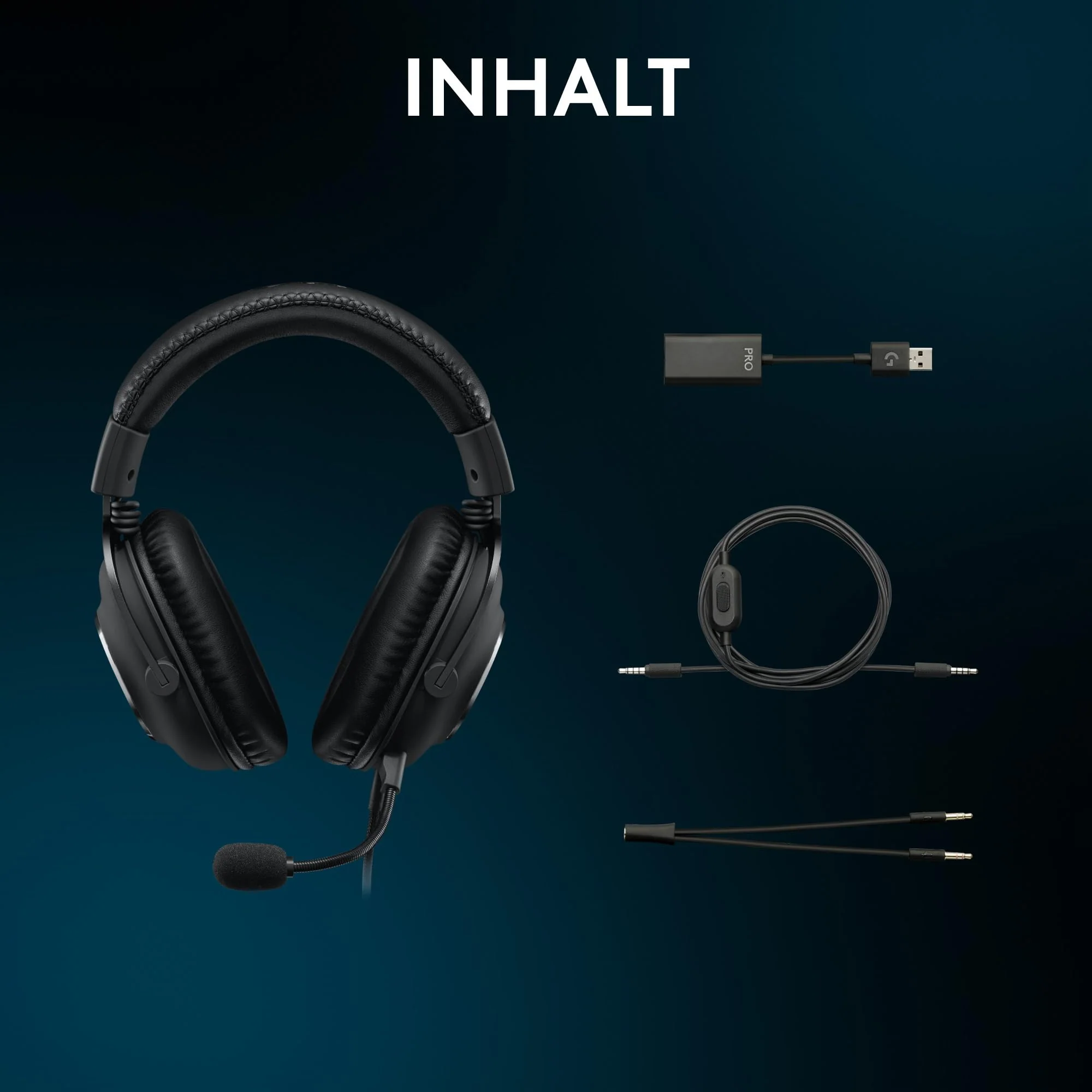 Logitech G Pro X SE Kabelgebundenes Gaming Headset mit Mikrofon: Abnehmbares Mikrofon, DTS Headphone:X 7.1, inkl. USB DAC, für PC, Xbox One, Xbox Series X|S, PS5, PS4 - Schwarz - Image 5