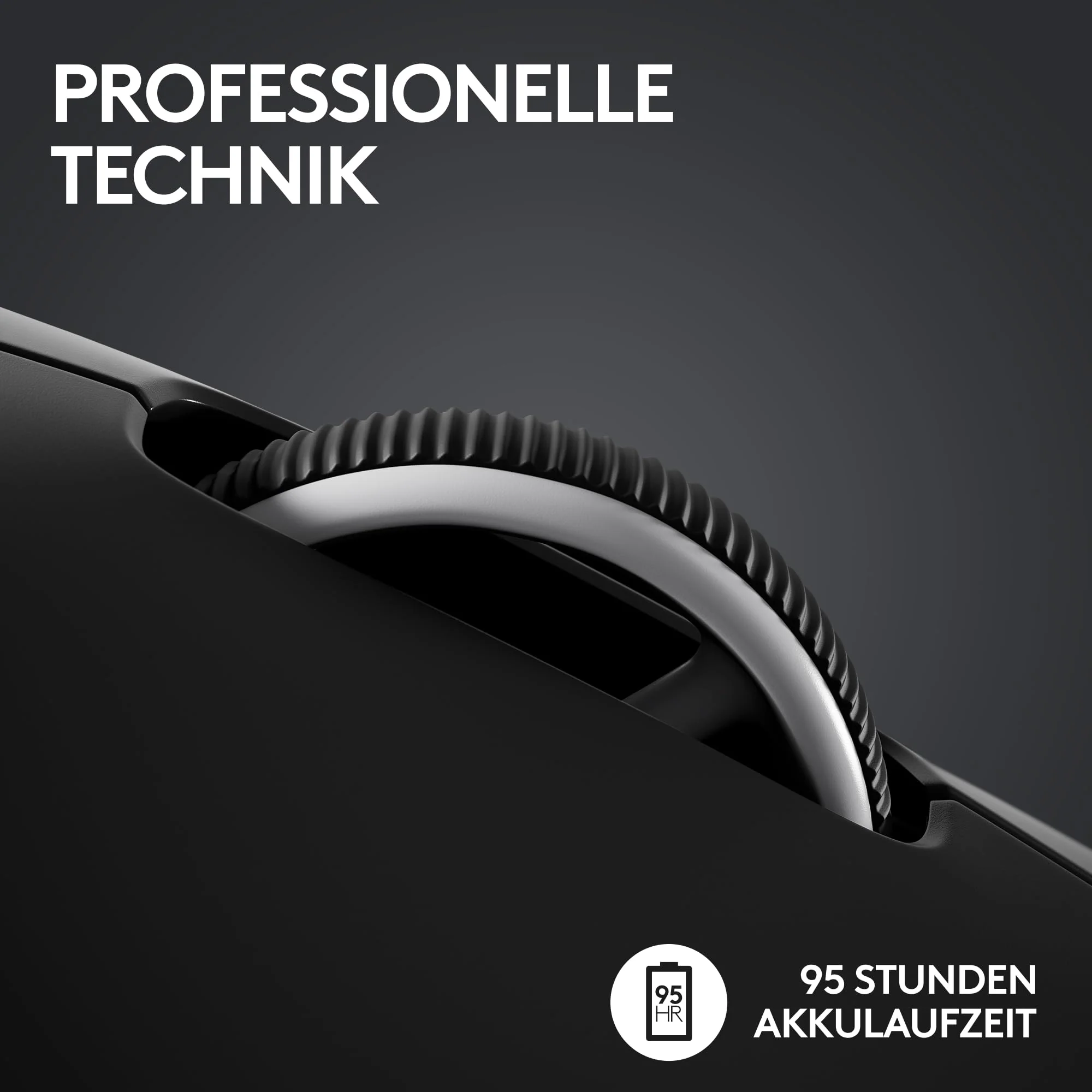 Logitech G PRO X SUPERLIGHT 2 LIGHTSPEED Kabellose Gaming-Maus, Lightweight, 60g, 8K-Abrufrate, LIGHTFORCE Hybrid-Schalter, HERO 2 Sensor, 44K DPI, 5 programmierbare Tasten, USB-C, PC/Mac - Schwarz - Image 2