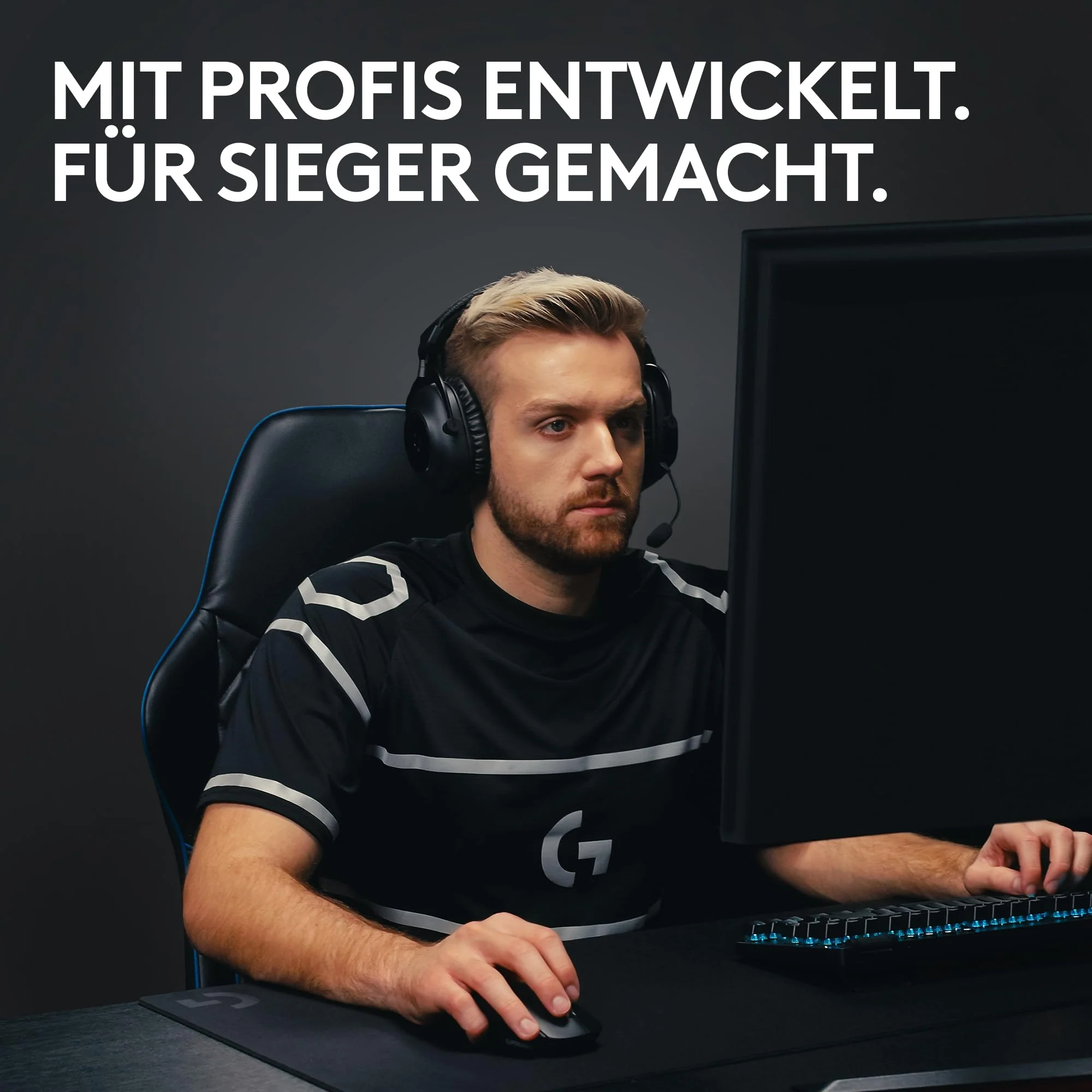 Logitech G PRO X SUPERLIGHT 2 LIGHTSPEED Kabellose Gaming-Maus, West Europa Verpackung, Lightweight, 60g, 8K-Abrufrate, 44K DPI, 5 programmierbare Tasten, USB-C, PC & Mac - Schwarz - Image 3