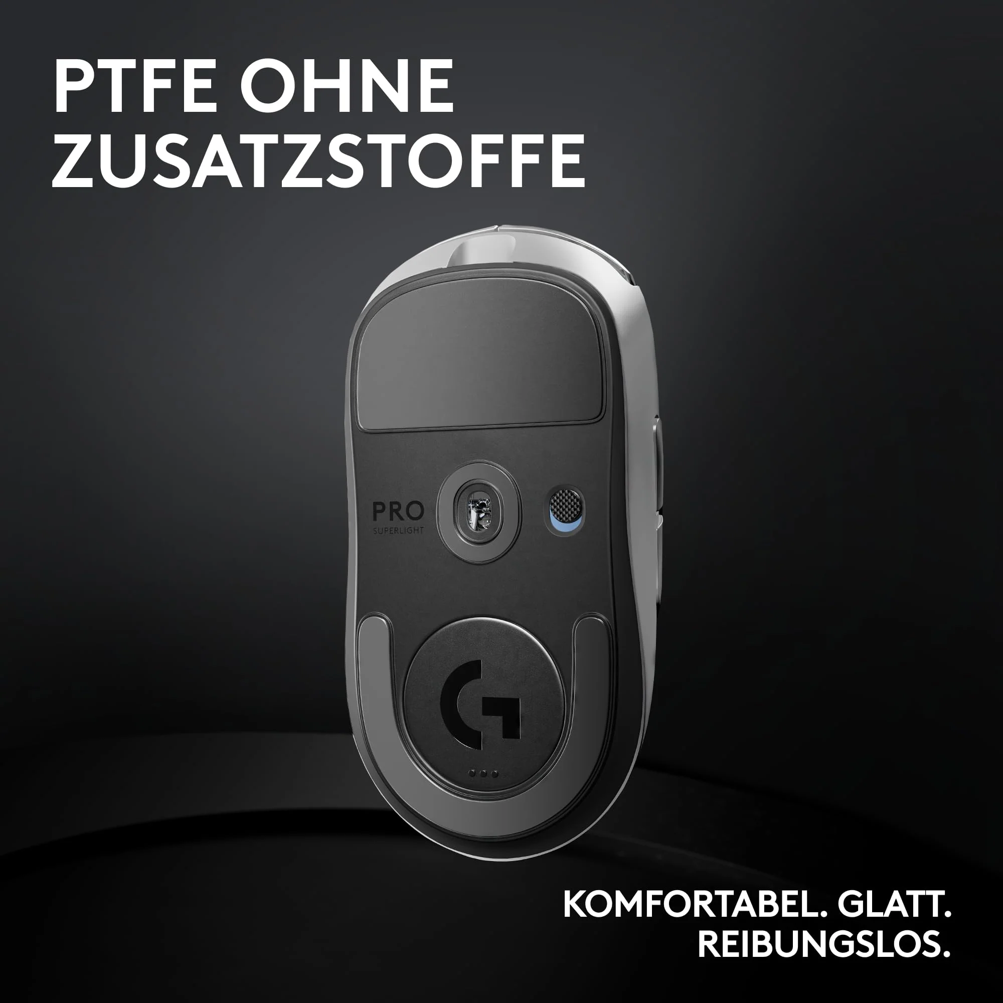 Logitech G PRO X SUPERLIGHT 2 LIGHTSPEED Kabellose Gaming-Maus, West Europa Verpackung, Lightweight, 60g, 8K-Abrufrate, 44K DPI, 5 programmierbare Tasten, USB-C, PC & Mac - Weiß - Image 10