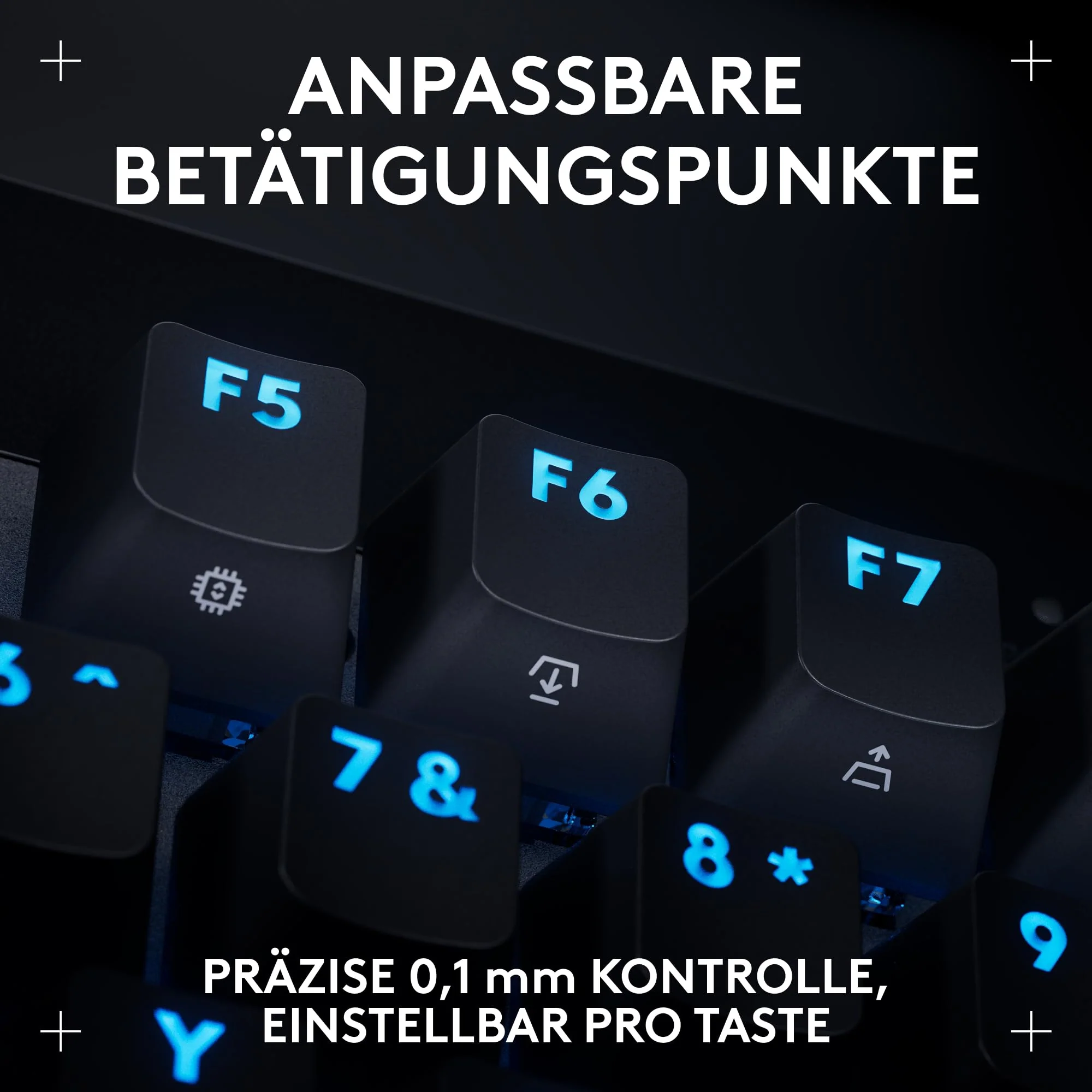 Logitech G PRO X TKL Rapid Tenkeyless kabelgebundene Gaming Tastatur mit magnetischen Analogschaltern, Rapid Trigger-Modus, einstellbarem Auslöser und anpassbarer RGB-Beleuchtung, QWERTZ DE - Schwarz - Image 10