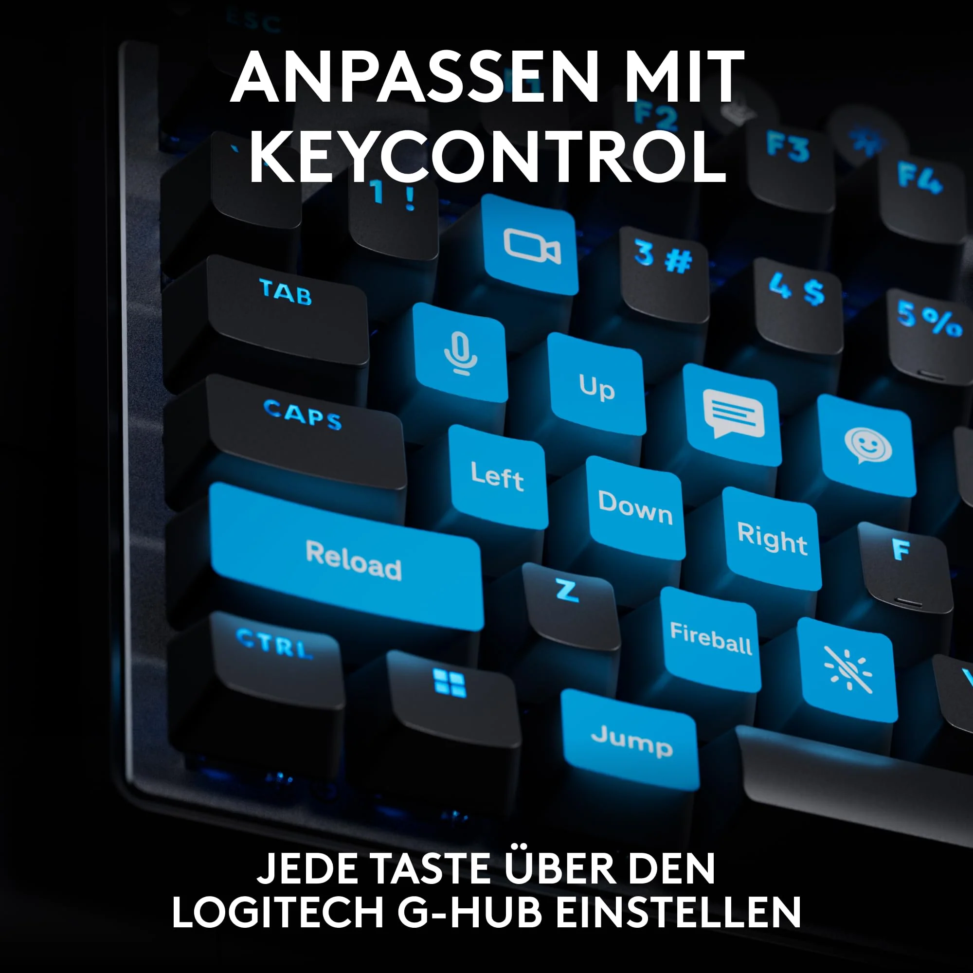 Logitech G PRO X TKL Rapid Tenkeyless kabelgebundene Gaming Tastatur mit magnetischen Analogschaltern, Rapid Trigger-Modus, einstellbarem Auslöser und anpassbarer RGB-Beleuchtung, QWERTZ DE - Schwarz - Image 6