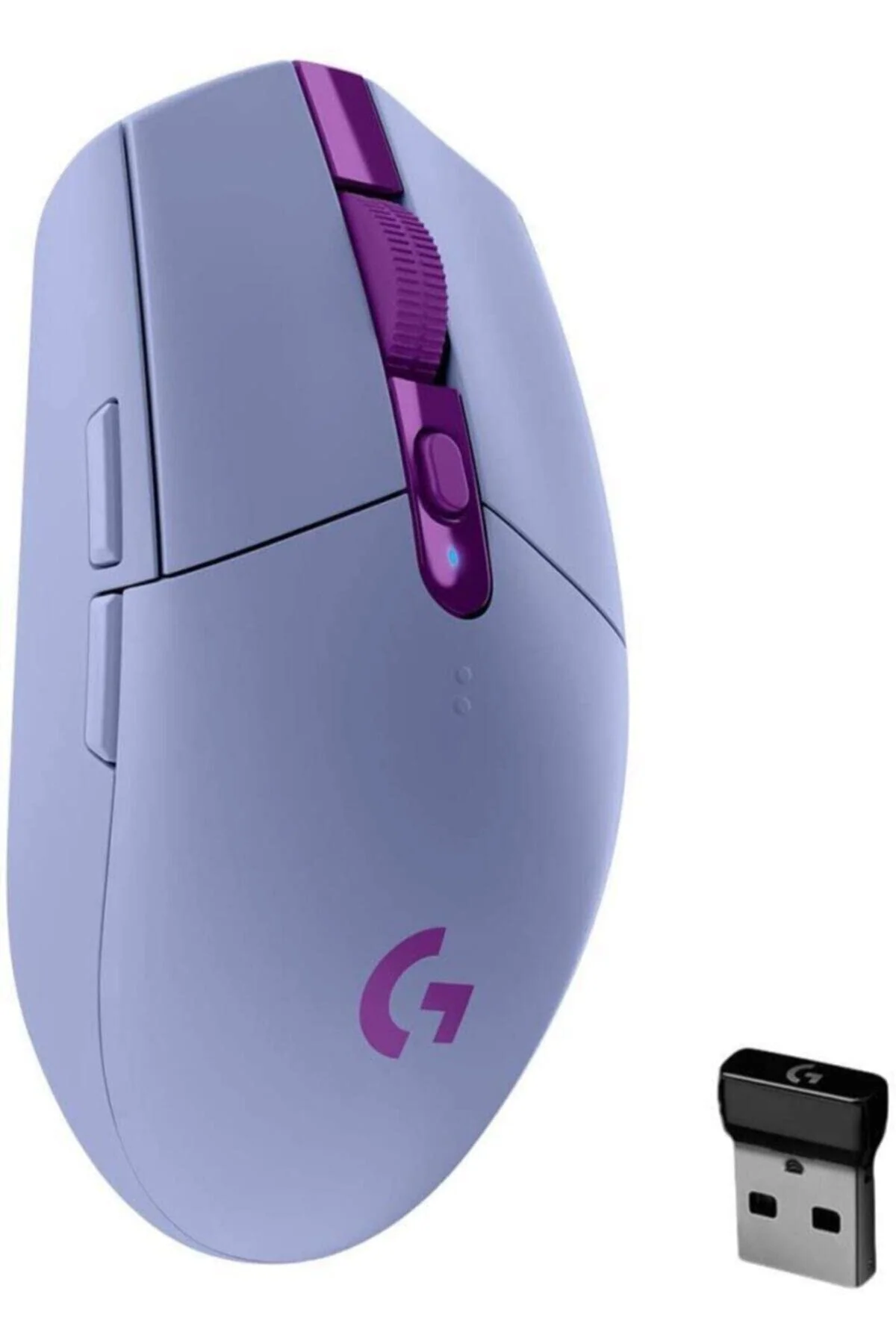 Logitech G305 LIGHTSPEED kabellose Gaming-Maus mit HERO 12K DPI Sensor, Wireless Verbindung, 6 programmierbare Tasten, 250 Stunden Akkulaufzeit, Leichtgewicht, PC/Mac - Lila