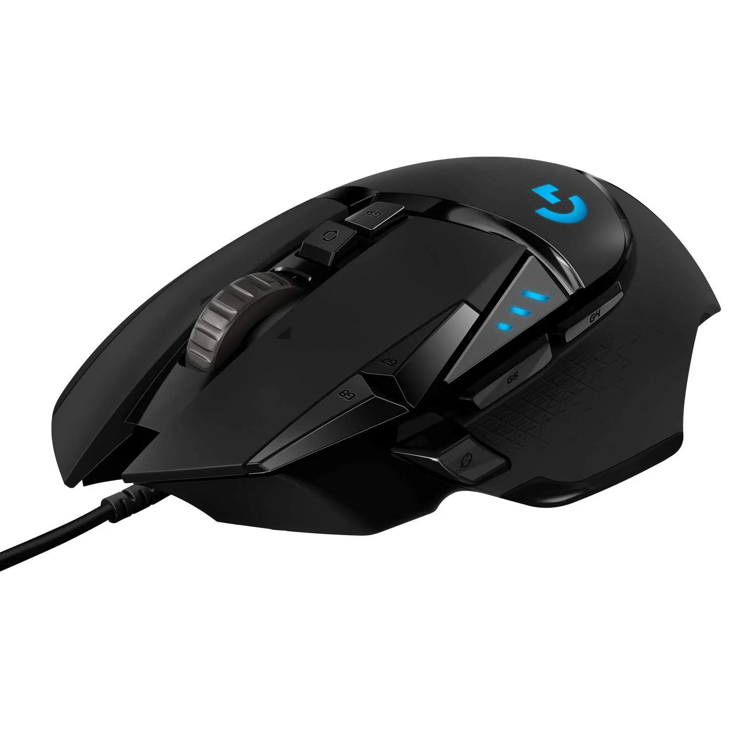 Logitech G502 HERO High-Performance Gaming-Maus mit HERO 25K DPI optischem Sensor, RGB-Beleuchtung, Gewichtstuning, 11 programmierbare Tasten, anpassbare Spielprofile, PC/Mac - Schwarz - Image 11