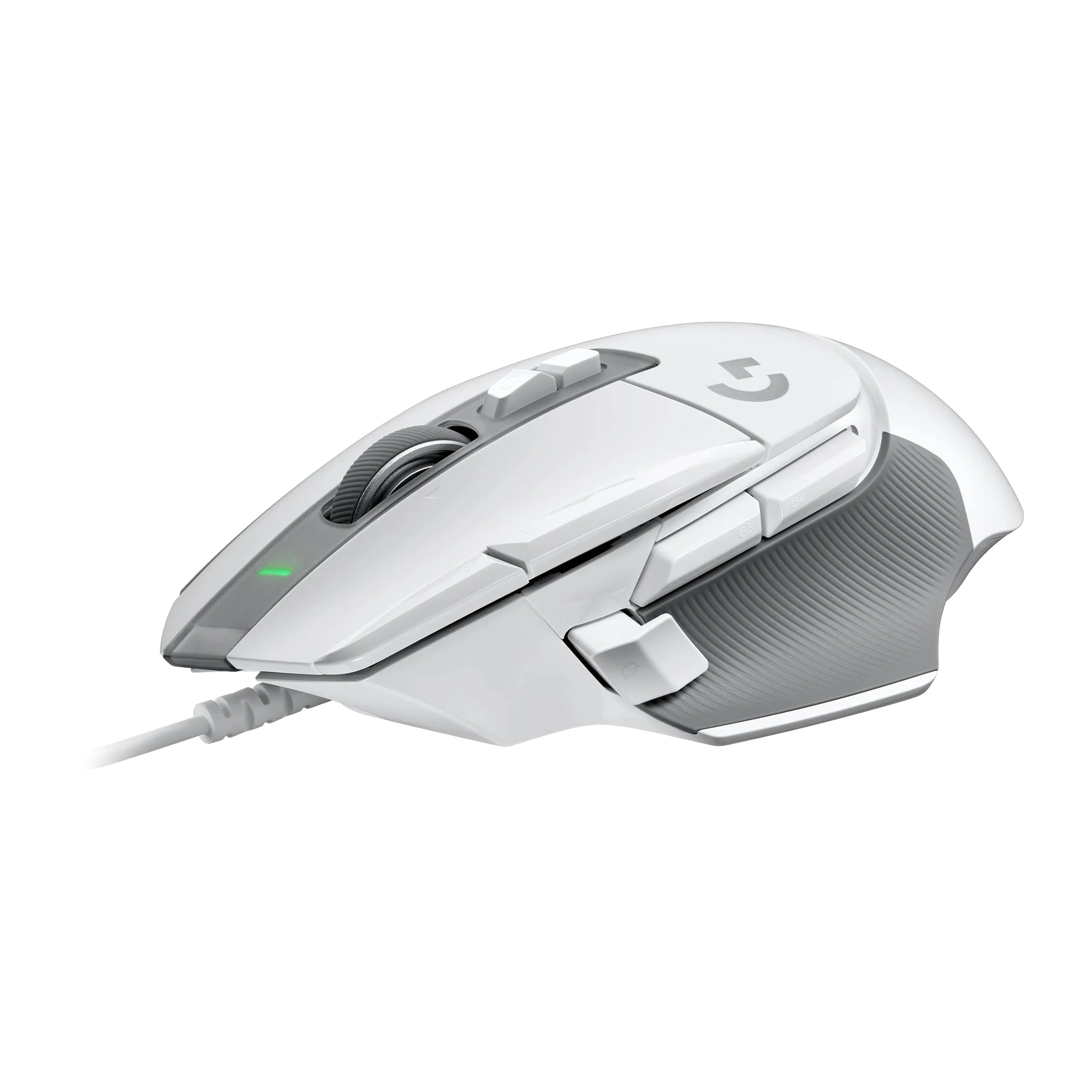 Logitech G502 X Kabelgebundene Gaming-Maus - LIGHTFORCE Hybrid optisch-mechanische Primärschalter, HERO 25K Gaming-Sensor, Kompatibel PC - macOS/Windows - Weiß - Image 4