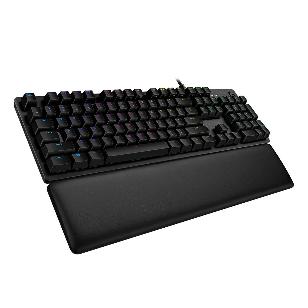 Logitech G513 mechanische Gaming-Tastatur, GX Brown Taktile Switches, RGB-Beleuchtung, USB-Durchschleife, Handballenauflage mit Memory Foam, Aluminium-Gehäuse, Deutsches QWERTZ-Layout - Carbon/Schwarz - Image 6