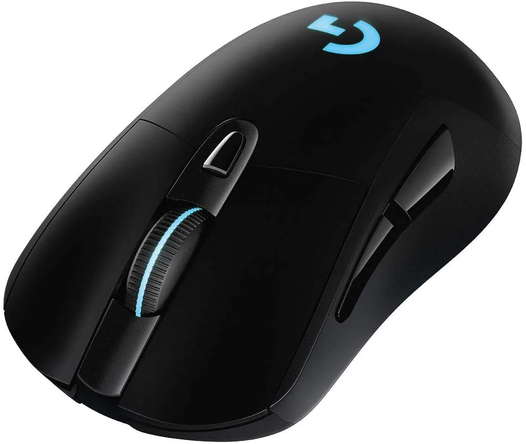 Logitech G703 LIGHTSPEED kabellose Gaming-Maus mit HERO 25K DPI Sensor, Wireless Verbindung, LIGHTSYNC RGB, POWERPLAY-kompatibel, geringes Gewicht von 95g, PC/Mac - Schwarz - Image 5