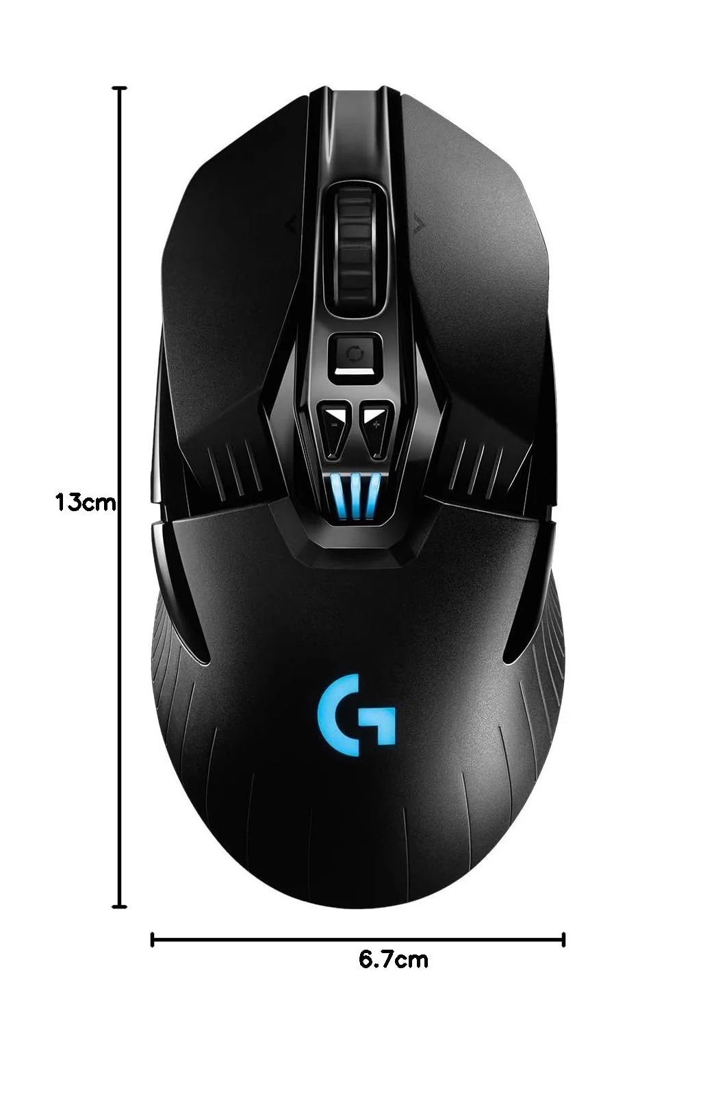 Logitech G903 LIGHTSPEED kabellose Gaming-Maus mit HERO 25K DPI Sensor, Wireless Verbindung, 140+ Stunden Akkulaufzeit, LIGHTSYNC RGB, POWERPLAY-kompatibel, PC/Mac - Schwarz - Image 5