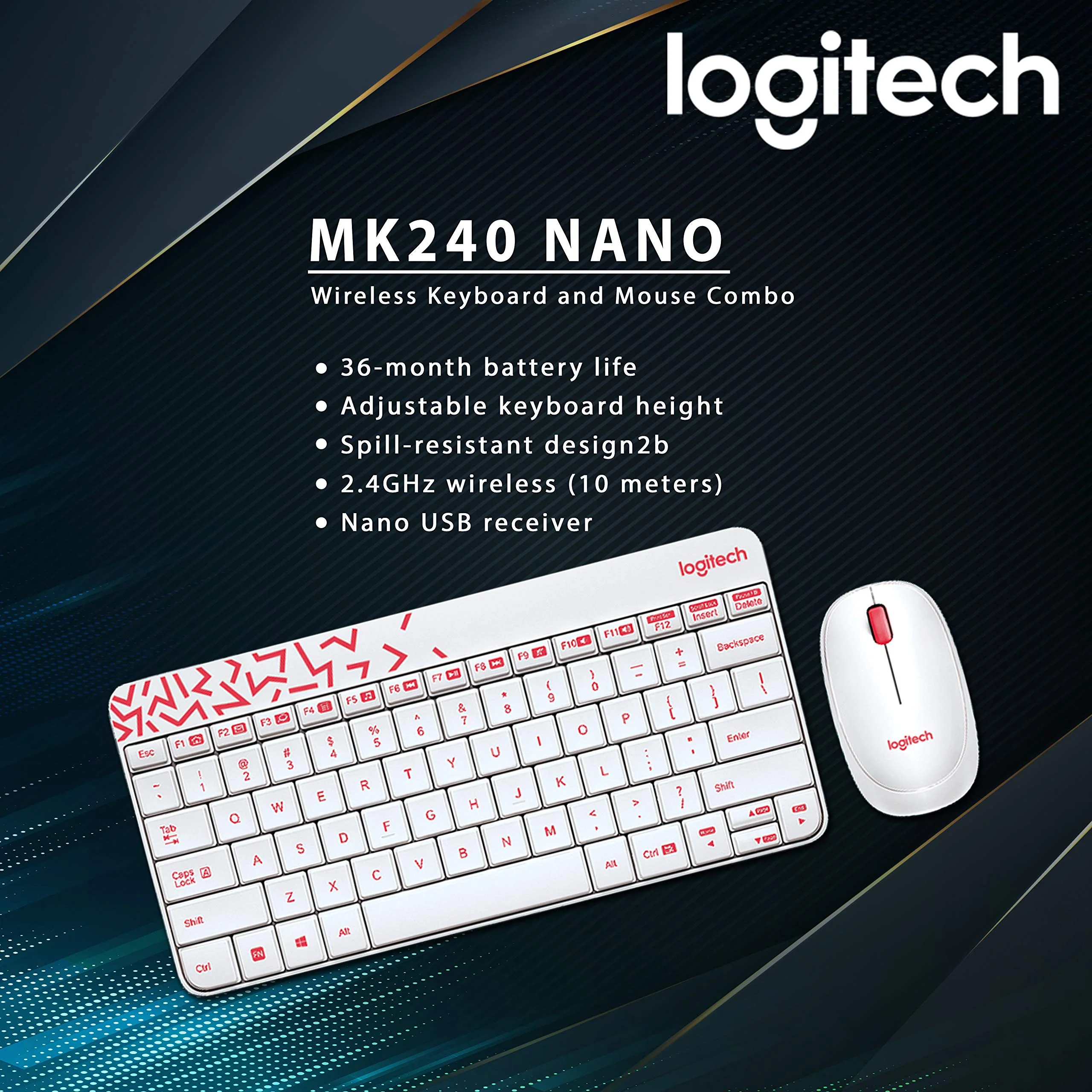 Logitech MK240 NANO WIRELESS KEYB./MOUS - Image 5