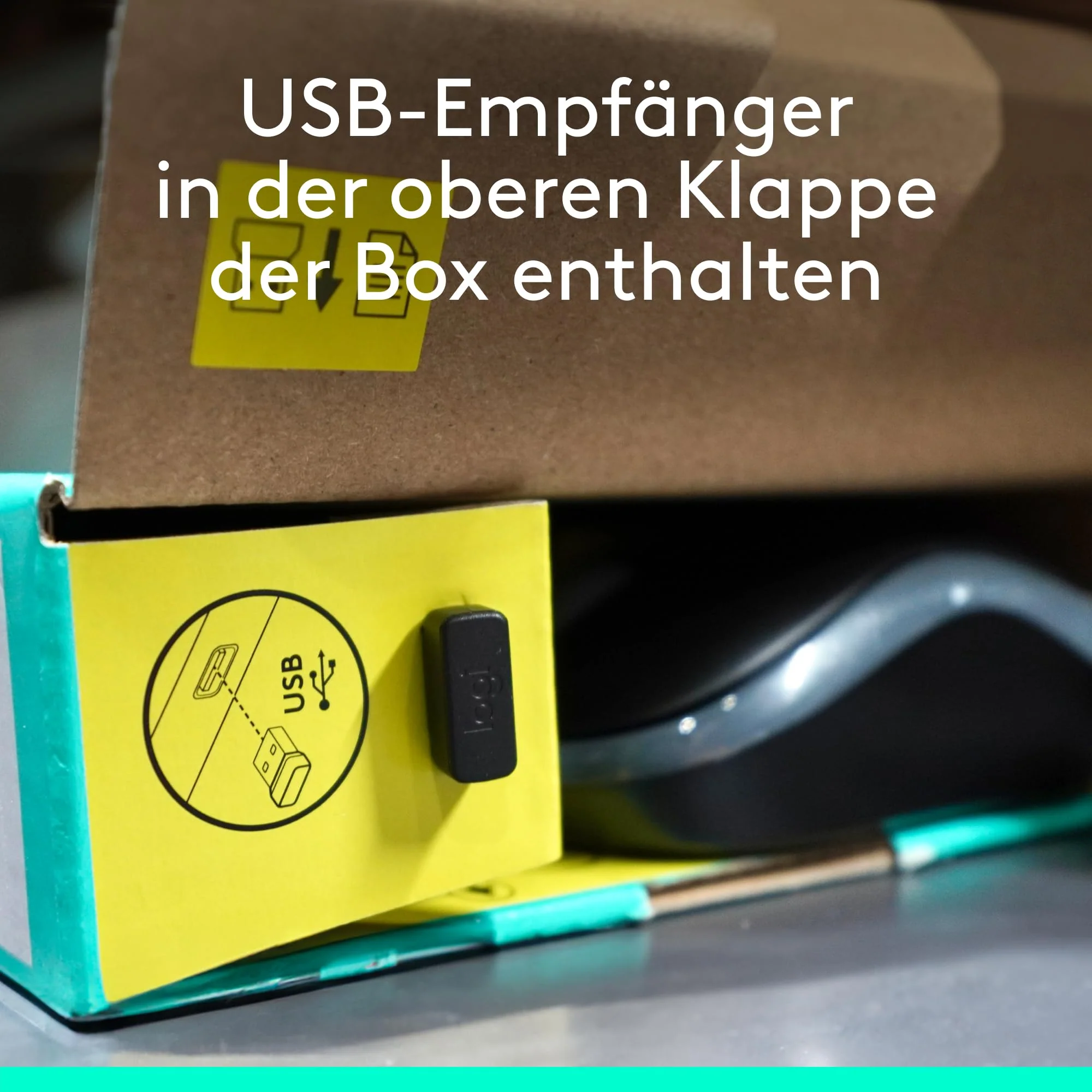 Logitech MK295 kabelloses Tastatur-Maus-Set mit SilentTouch-Technologie, Shortcut-Tasten, optischer Spurführung, Nano USB-Empfänger, verzögerungsfreier Drahtlosverbindung, QWERTZ layout - Graphit, PC - Image 7