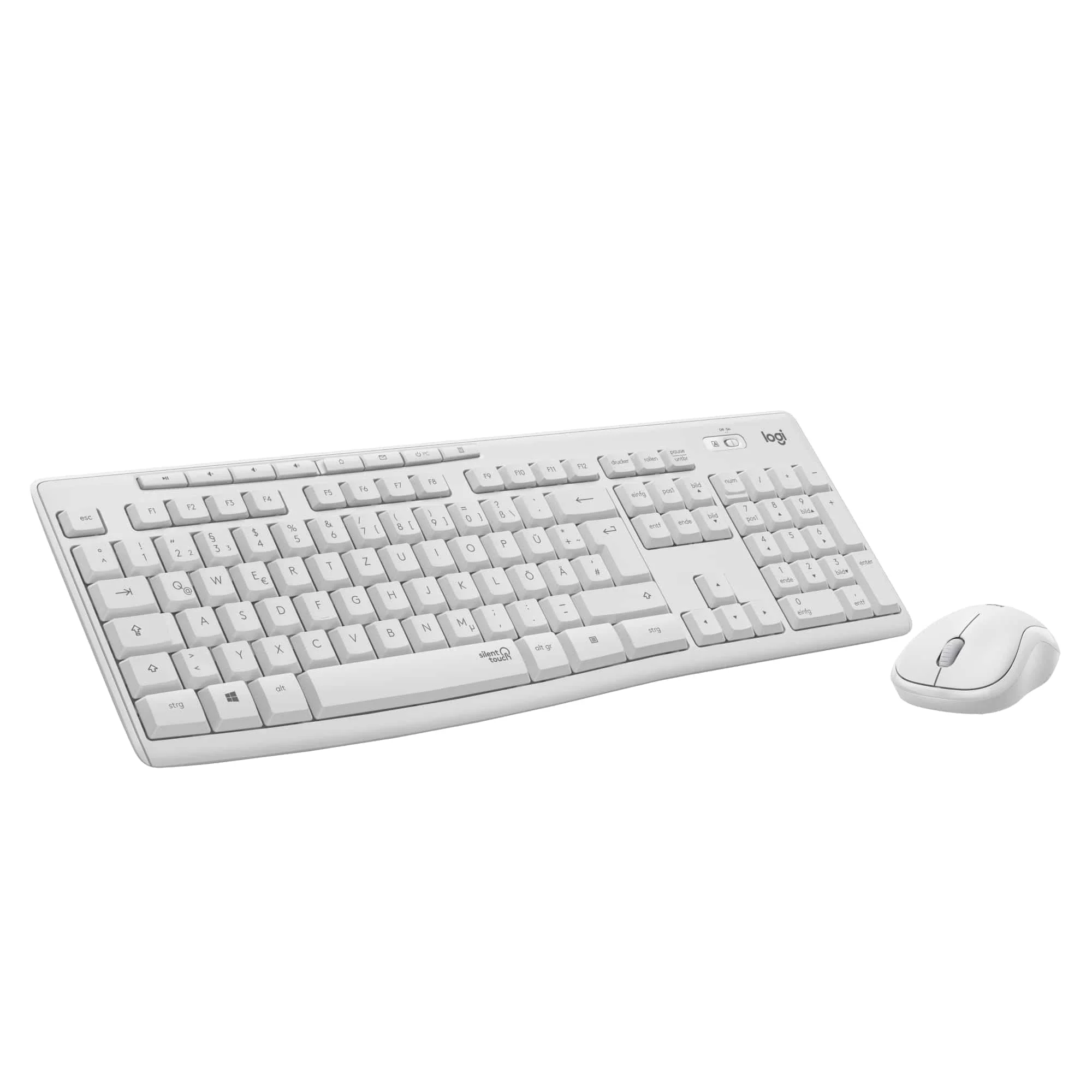 Logitech MK295 kabelloses Tastatur-Maus-Set mit SilentTouch-Technologie, Shortcut-Tasten, optischer Spurführung, Nano USB-Empfänger, verzögerungsfreier Drahtlosverbindung, QWERTZ layout- Weiß - Image 6