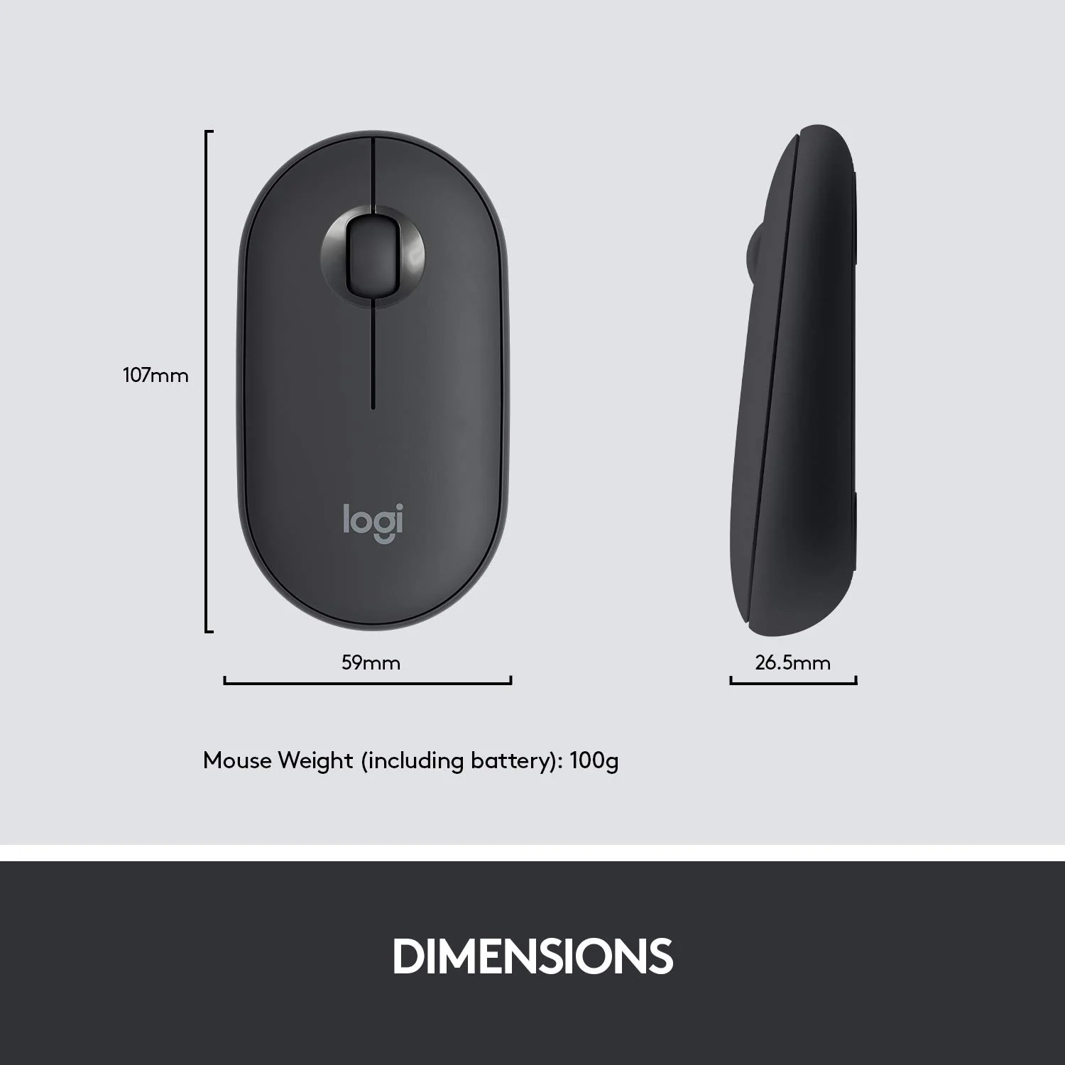 Logitech MK470 Slim Combo Kabelloses Tastatur-Maus-Set, 2.4 GHz Verbindung via Nano-USB-Empfänger, 10m Reichweite, 18-Monate Batterielaufzeit, PC/Laptop, Skand. QWERTY-Layout - Graphit - Image 6