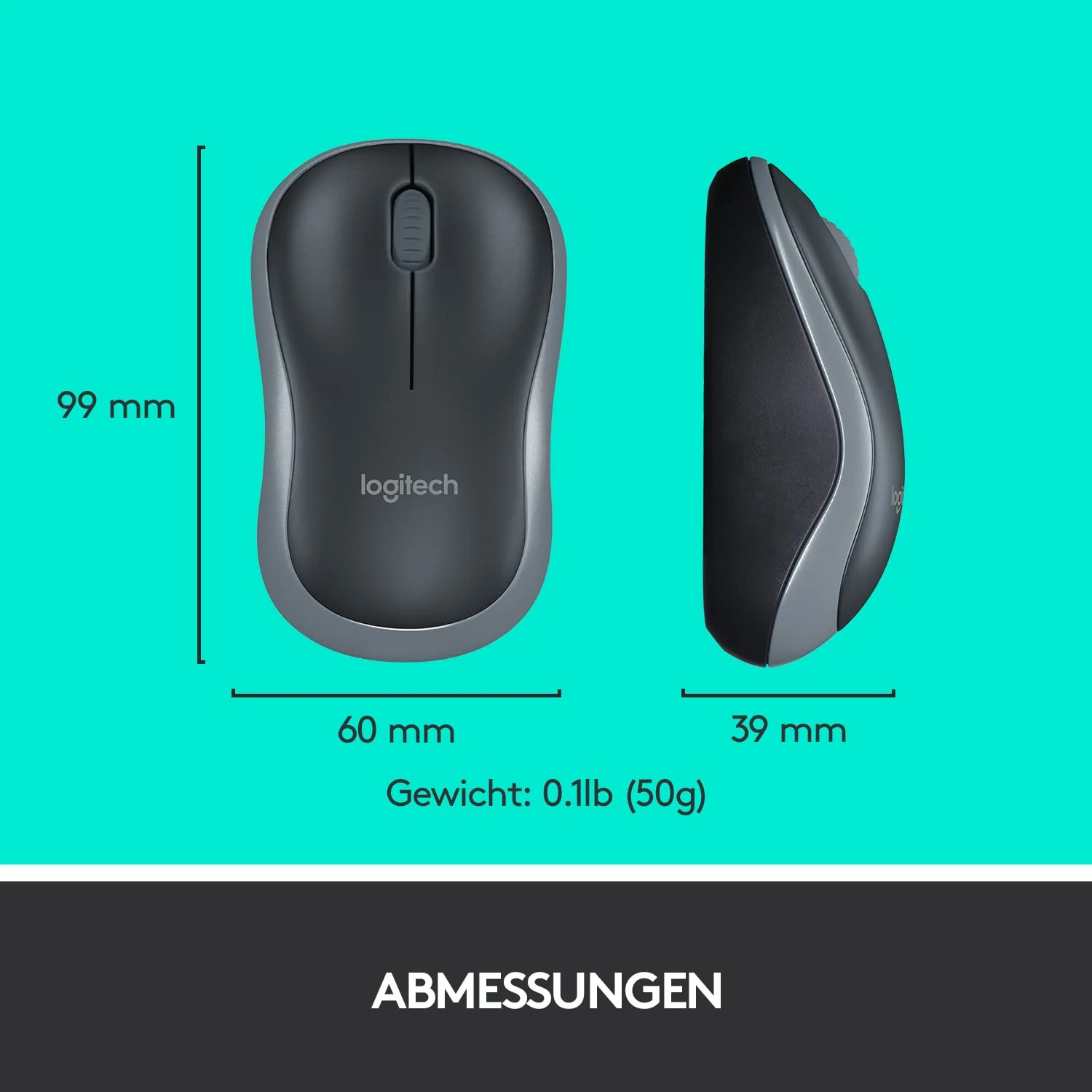 Logitech MK850 Performance Kabelloses Tastatur-Maus-Set, Bluetooth, 2.4 GHz Verbindung via USB-Empfänger, 24 bis 36-Monate Akkuleistung, Handballenauflage, Deutsches QWERTZ-Layout, Schwarz - Image 2
