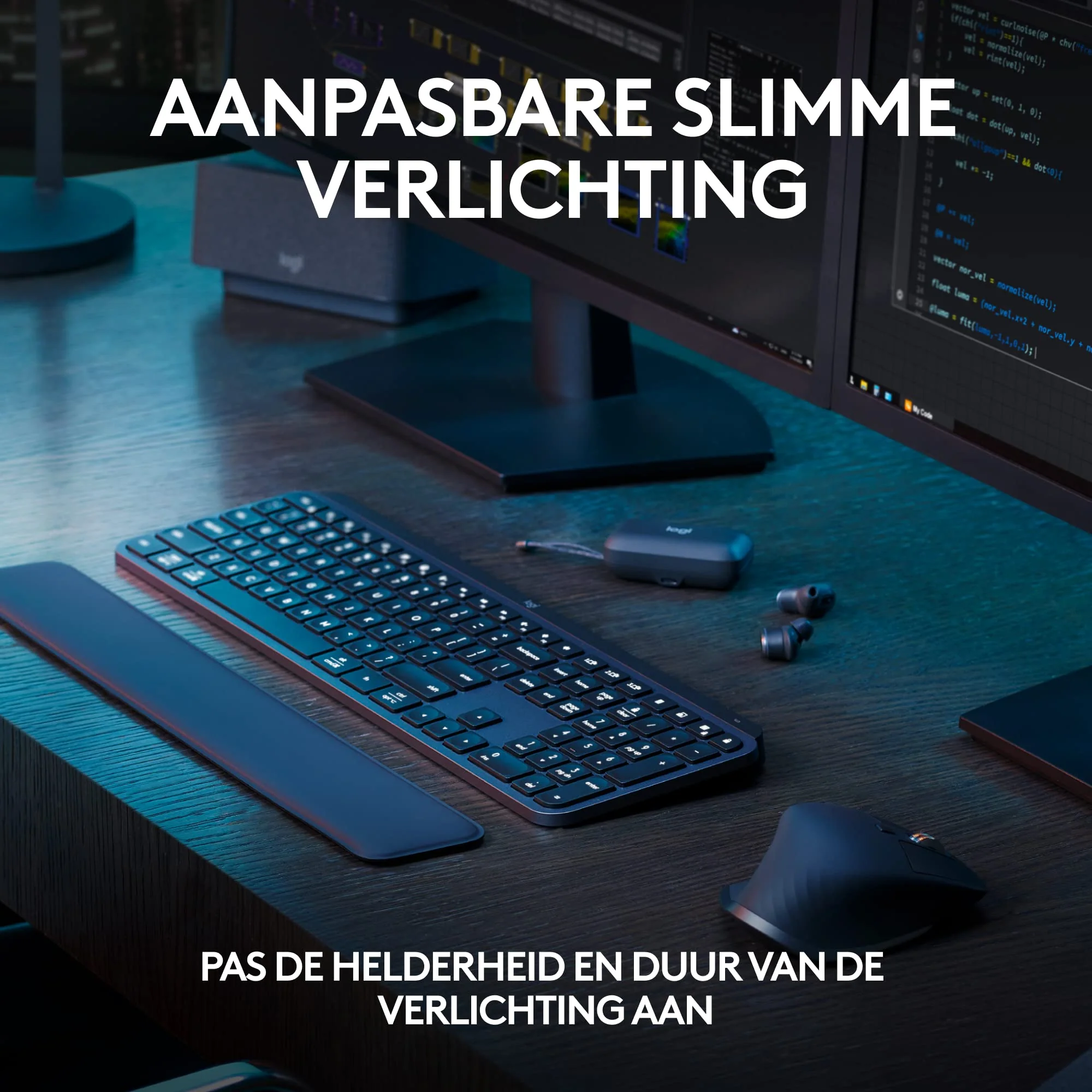 Logitech MX Keys S - Graphit, Englishes QWERTY-Layout - Image 4