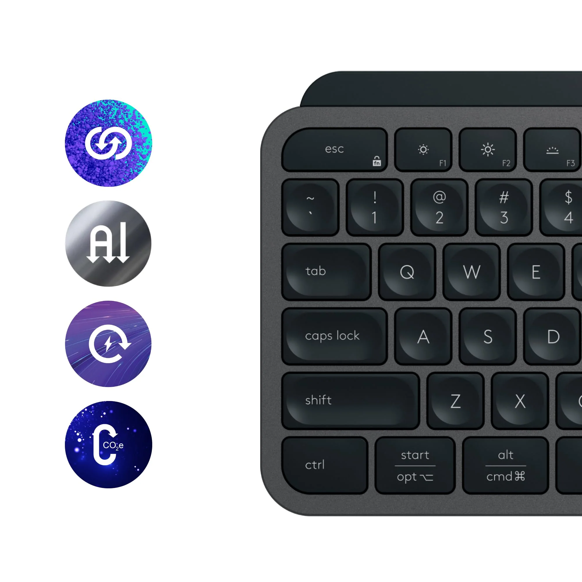 Logitech MX Keys S - Graphit, US QWERTY-Layout - Image 2