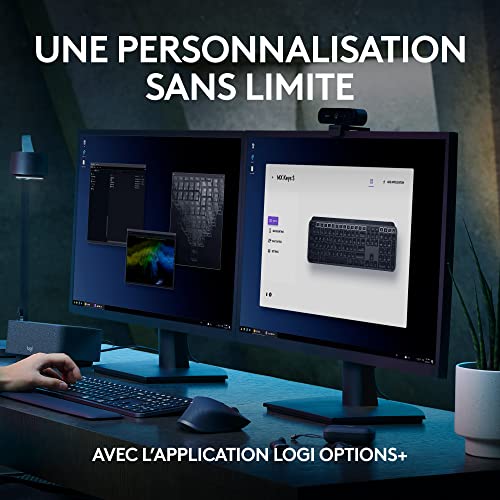 Logitech MX Keys S Plus - Graphit, Französisches AZERTY-Layout - Image 2