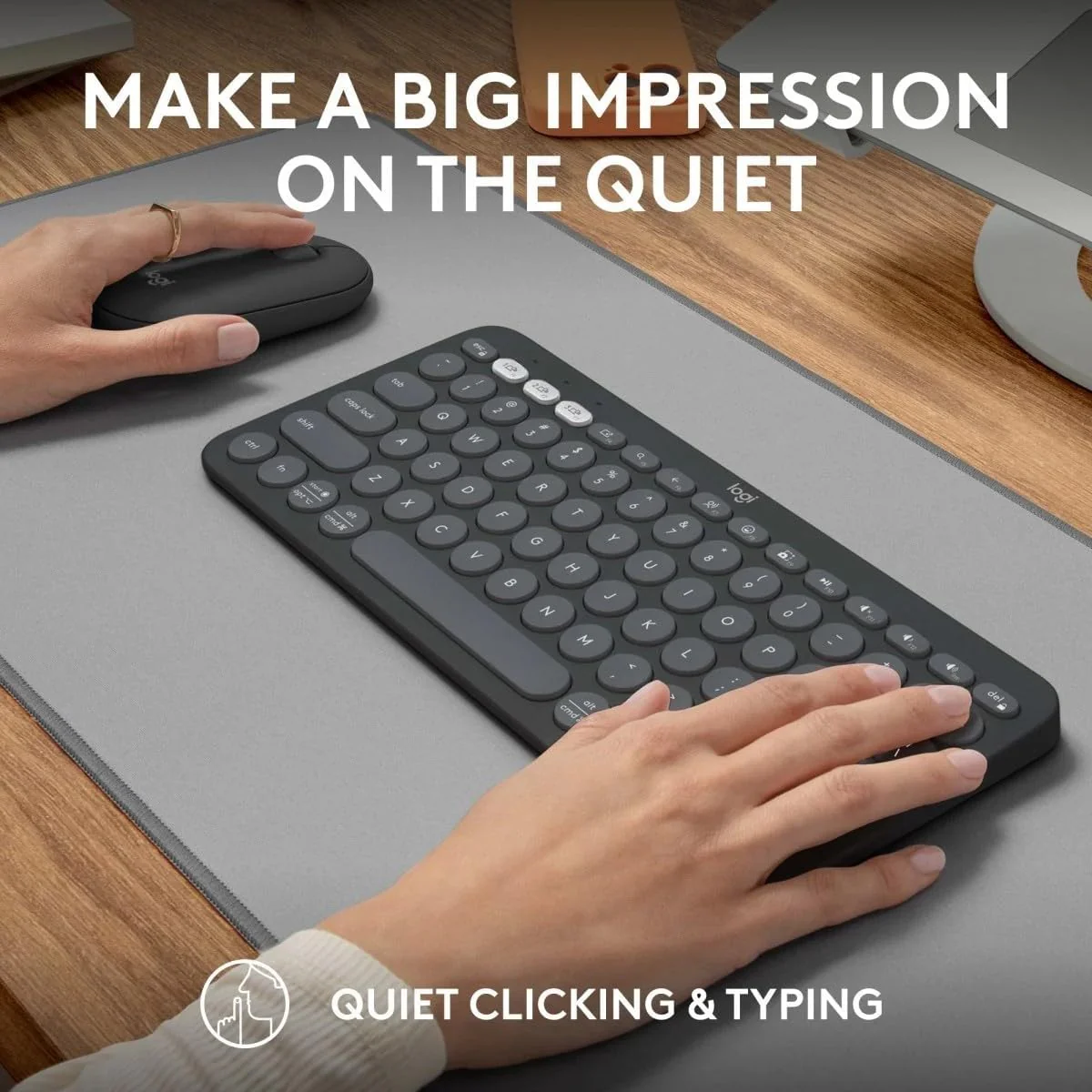 Logitech Pebble 2 Combo - US QWERTY-Layout, Grafit - Image 11