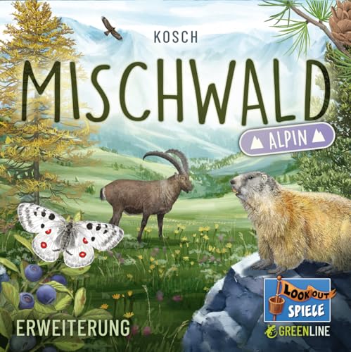 Lookout, Mischwald – Alpin, Erweiterung, Familienspiel, Kartenspiel, 2-5 Spieler, Ab 10+ Jahren, 60 Minuten, Deutsch - Image 5