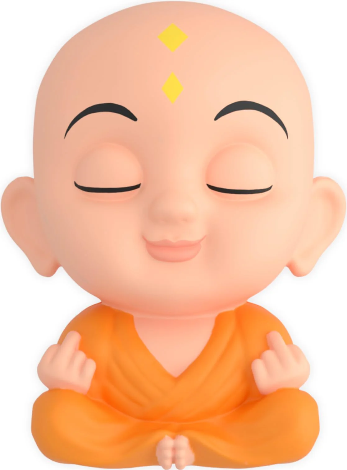 MACH MAL PAUSE® Anti Stress Buddha - der lustige Stress-Buddha ist das Geschenk für Kollegen Studenten Mitarbeiter - Gadget Büro Spielzeug - Stressball - Antistress Ball Squishy Anti Stress Würfel