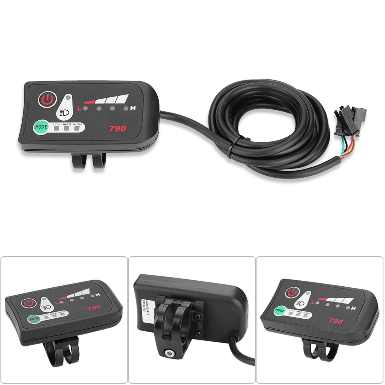 MAGT Elektrisches Fahrraddisplay, 36V E-Bike Display Elektrofahrrad Intelligentes Bedienfeld LED Display Wasserdicht für KT-Controller(36V) - Image 6