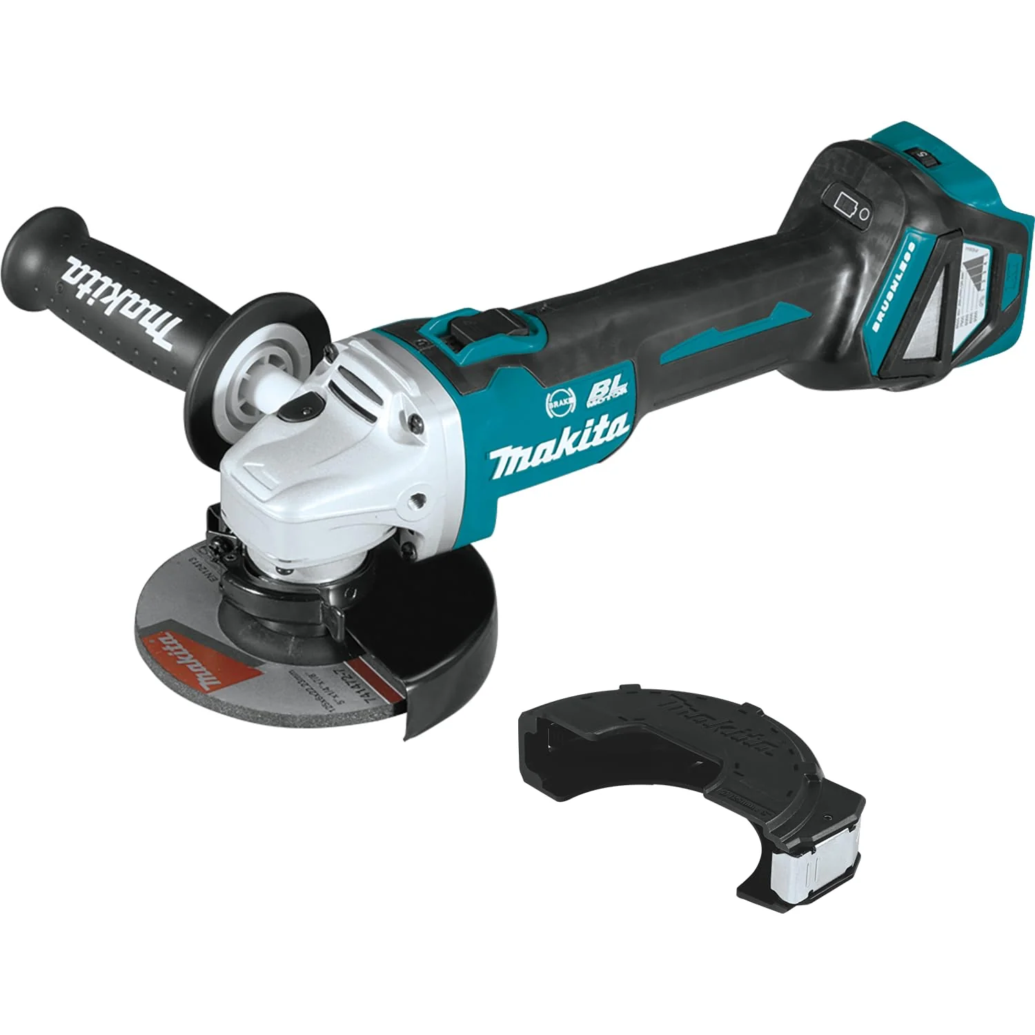 Makita DGA513RTJ Akku-Winkelschleifer 18 V / 5,0 Ah, 2 Akkus + Ladegerät Im MAKPAC - Image 13