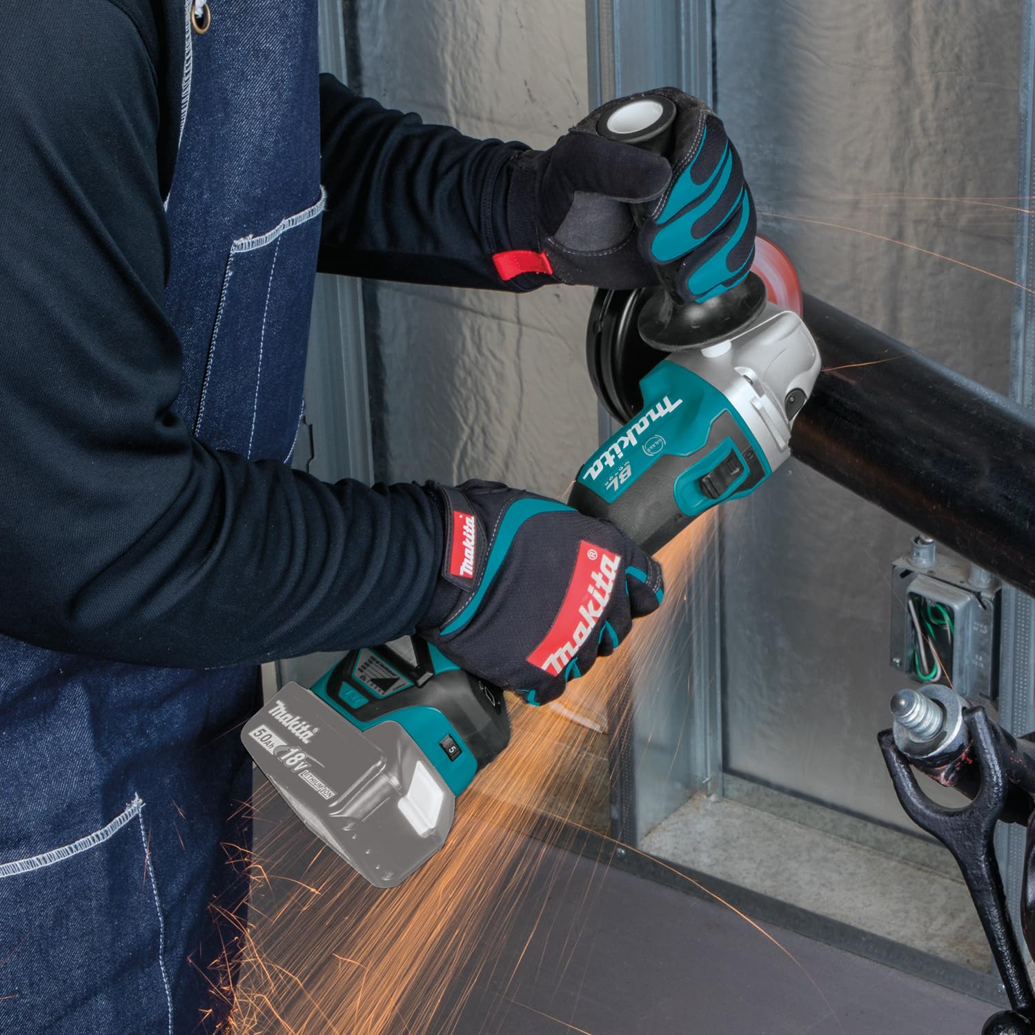 Makita DGA513Z Akku-Winkelschleifer 18 V (ohne Akku, Ohne Ladegerät), (L X B X H) 382 X 140 X 145 Mm - Image 16