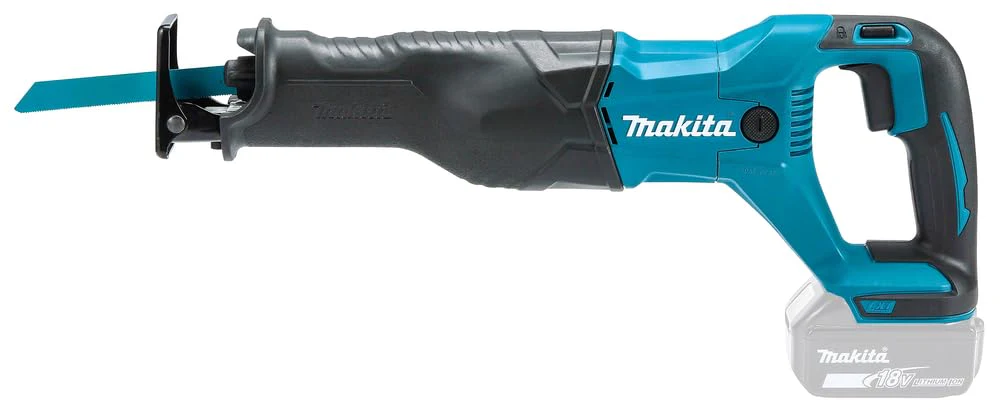 Makita DJR186ZK Akku-Reciprosäge 18 V im Transportkoffer (ohne Akku, ohne Ladegerät), Türkis;schwarz, ohne Ladgerät im Transportkoffer - Image 4
