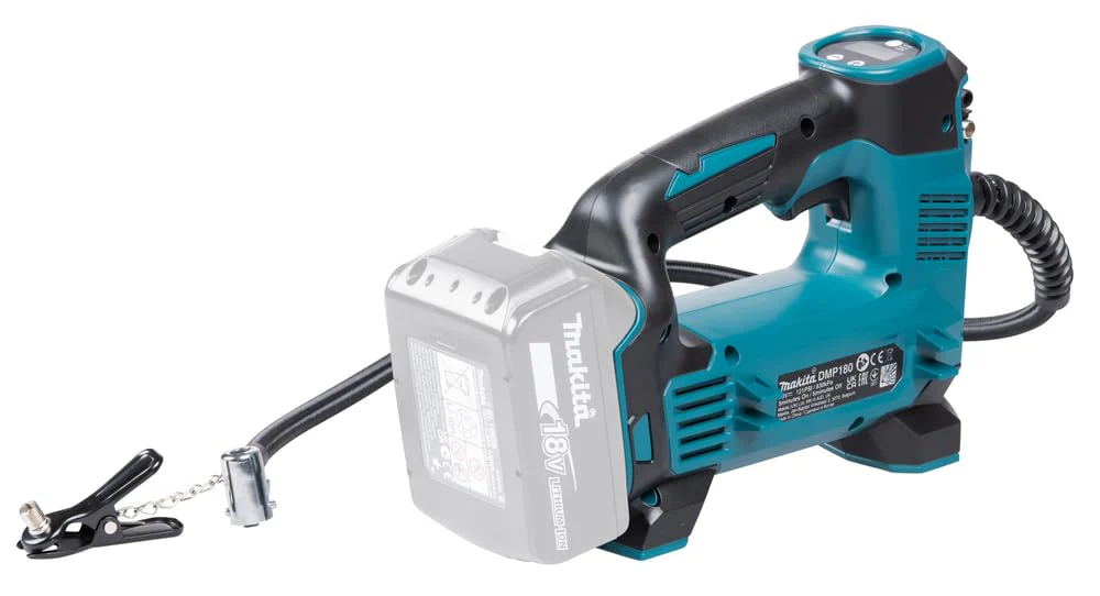 Makita DMP180Z Akku-Kompressor 8,3 bar 18 V (ohne Akku, ohne Ladegerät) Blau, Silber - Image 14