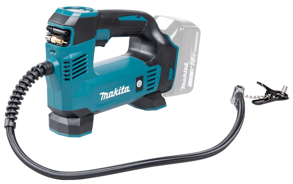 Makita DMP180Z Akku-Kompressor 8,3 bar 18 V (ohne Akku, ohne Ladegerät) Blau, Silber - Image 3