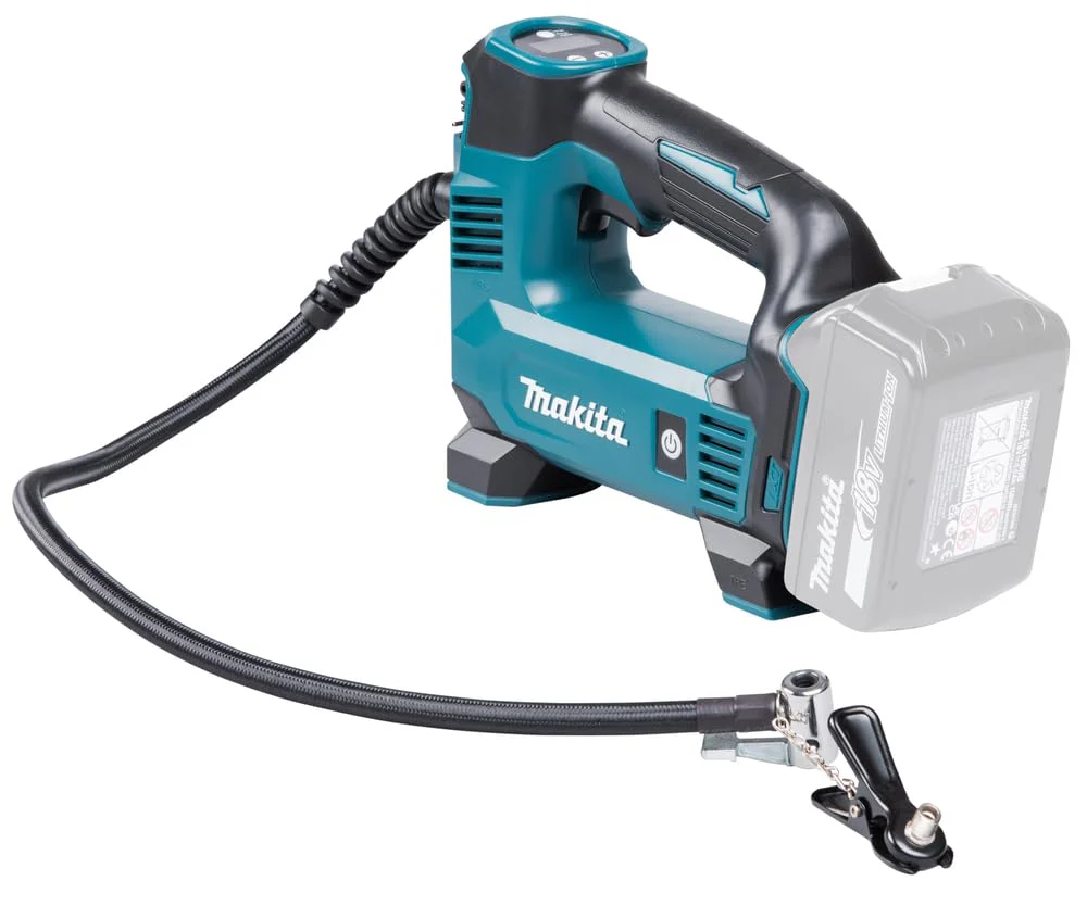 Makita DMP180Z Akku-Kompressor 8,3 bar 18 V (ohne Akku, ohne Ladegerät) Blau, Silber - Image 4