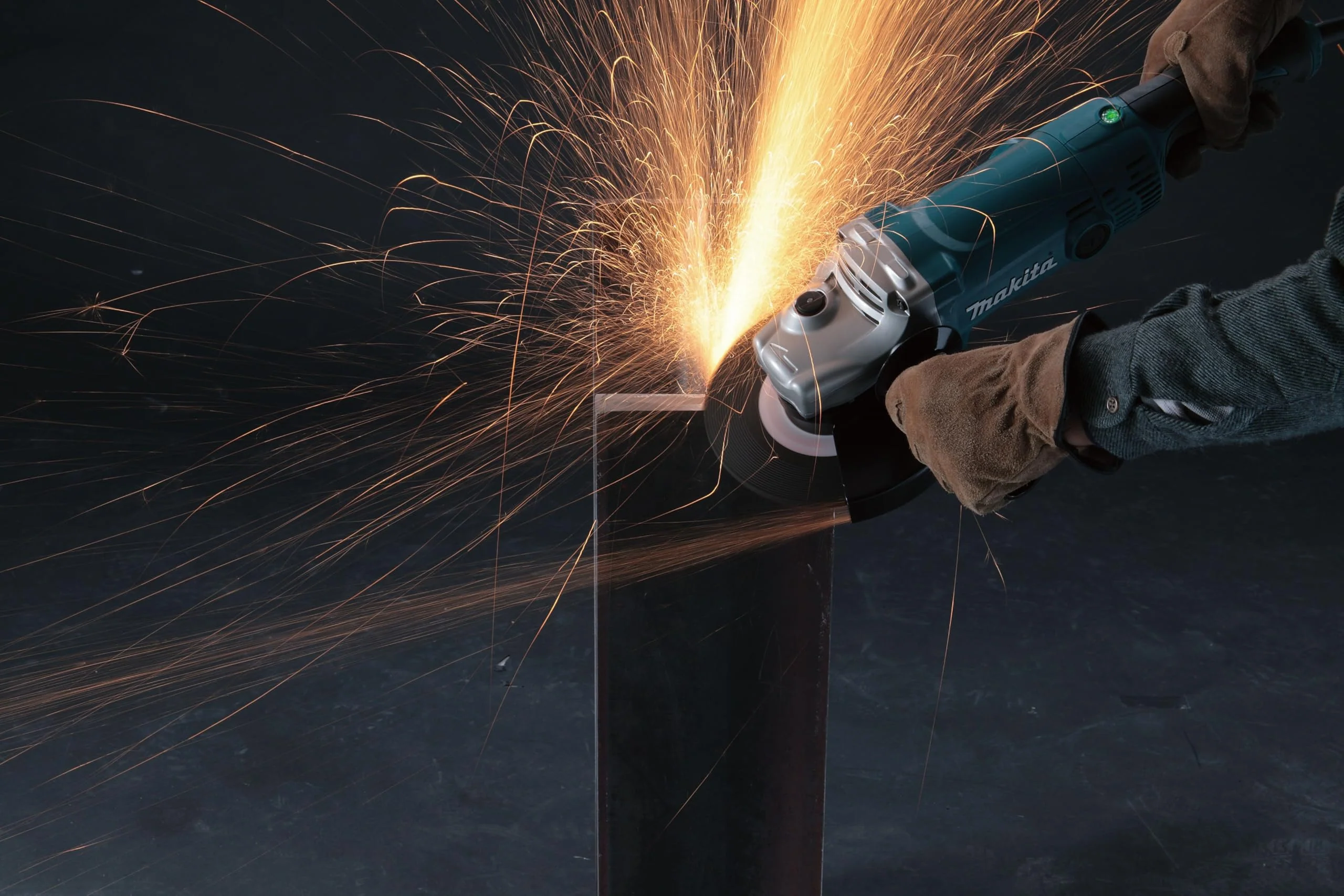 Makita GA9050R Winkelschleifer 230 mm, 2.000 W, Schwarz, Cyan, Silber, (L x B x H) 455 x 250 x 132 mm - Image 18