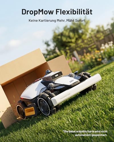 MAMMOTION LUBA Mini 2 AWD 1500 Mähroboter ohne Begrenzungskabel,Empf.1500 m²,360° LiDAR & Dual-Kamera KI Vision, Auto Höhenanpassung,80% Steigung, DropMow,Auto-Mehrzonen-Kartierung - Image 7