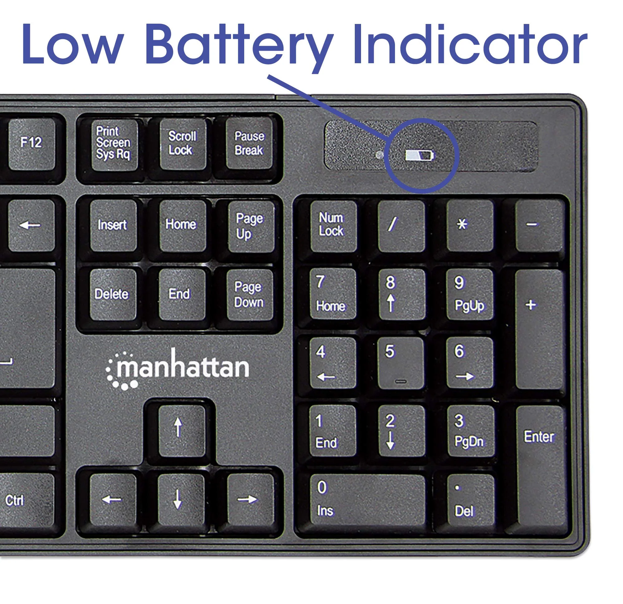 Manhattan Funk-Tastatur, Maus-Set 178990, Schwarz - Image 3