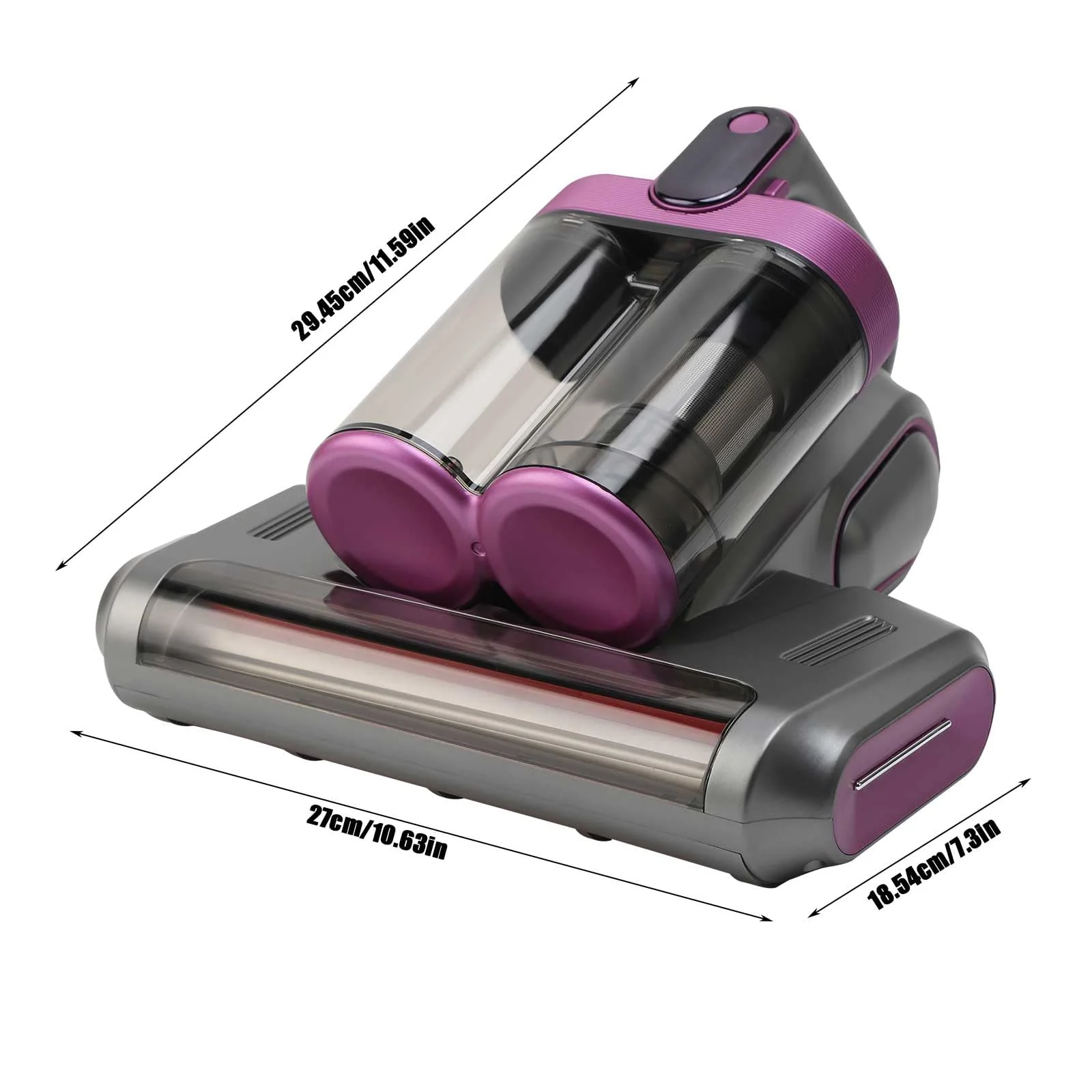 Matratzenstauatratzenstaubsauger Bettstaubsauger 13KPa Sauger Doppelsauger Handstaubsauger Anti- Allergen mit UV- C und Ultraschall für Tierhaare Bettlaken Sofa Kissen und mehr - Image 6