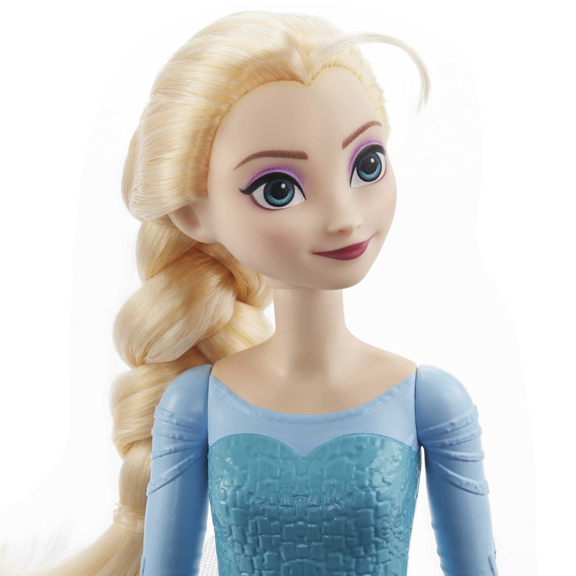 Mattel Disney Die Eiskönigin Elsa Puppe, Die Eiskönigin Puppe, kämmbare blonde Haare, beweglich, ausziehbare Schuhe, Disney Geschenke, Spielzeug ab 3 Jahre, HLW47 - Image 6