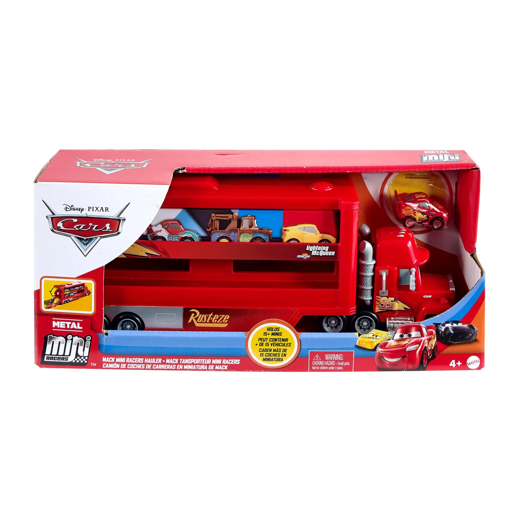 Mattel Disney Pixar Cars - Mini Racer Transporter Sortiment mit Mini Fahrzeug, Spielzeug ab 4+ Jahren GNW34 - Image 6