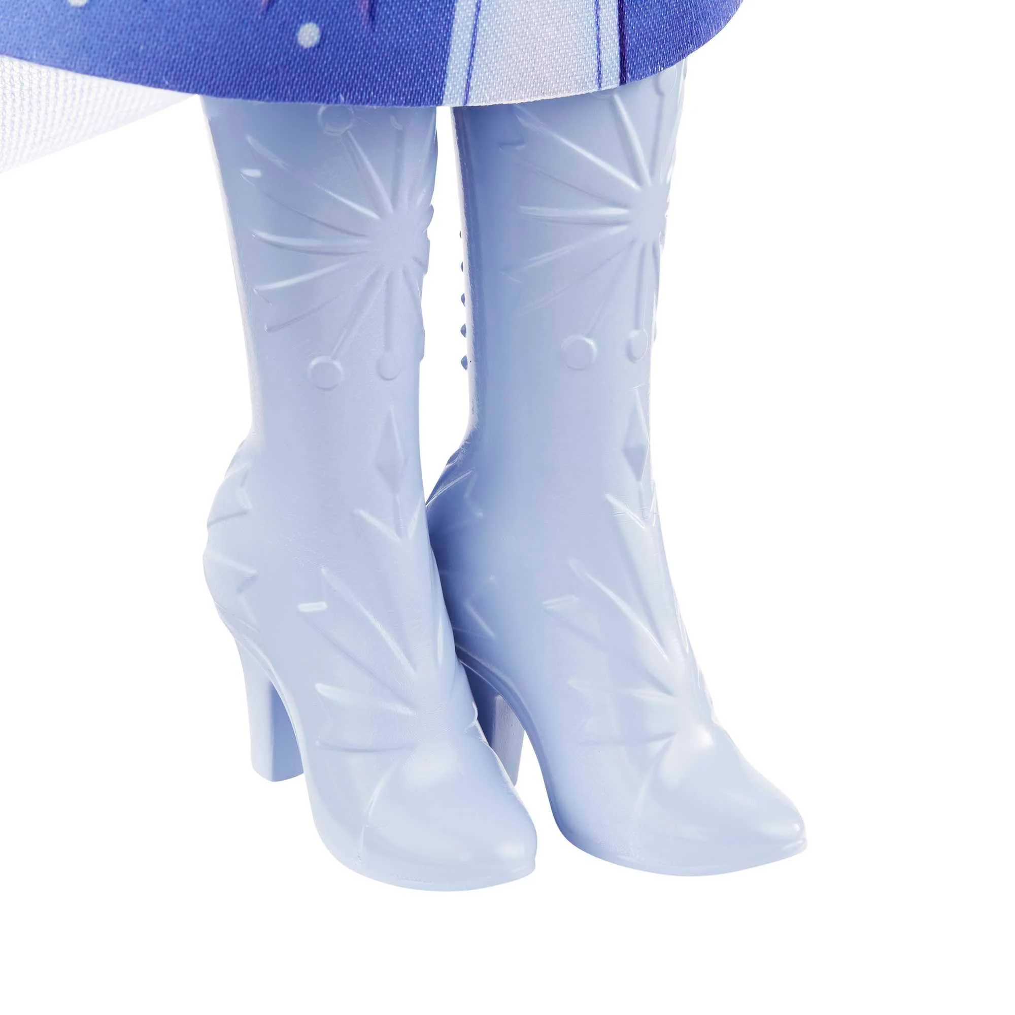 Mattel Disney Prinzessin Elsa Puppe, Die Eiskönigin Puppe im Reiseoutfit, kämmbare blonde Haare, beweglich, ausziehbarer Rock und Stiefel, Disney Geschenke, Spielzeug ab 3 Jahre, HLW48 - Image 3