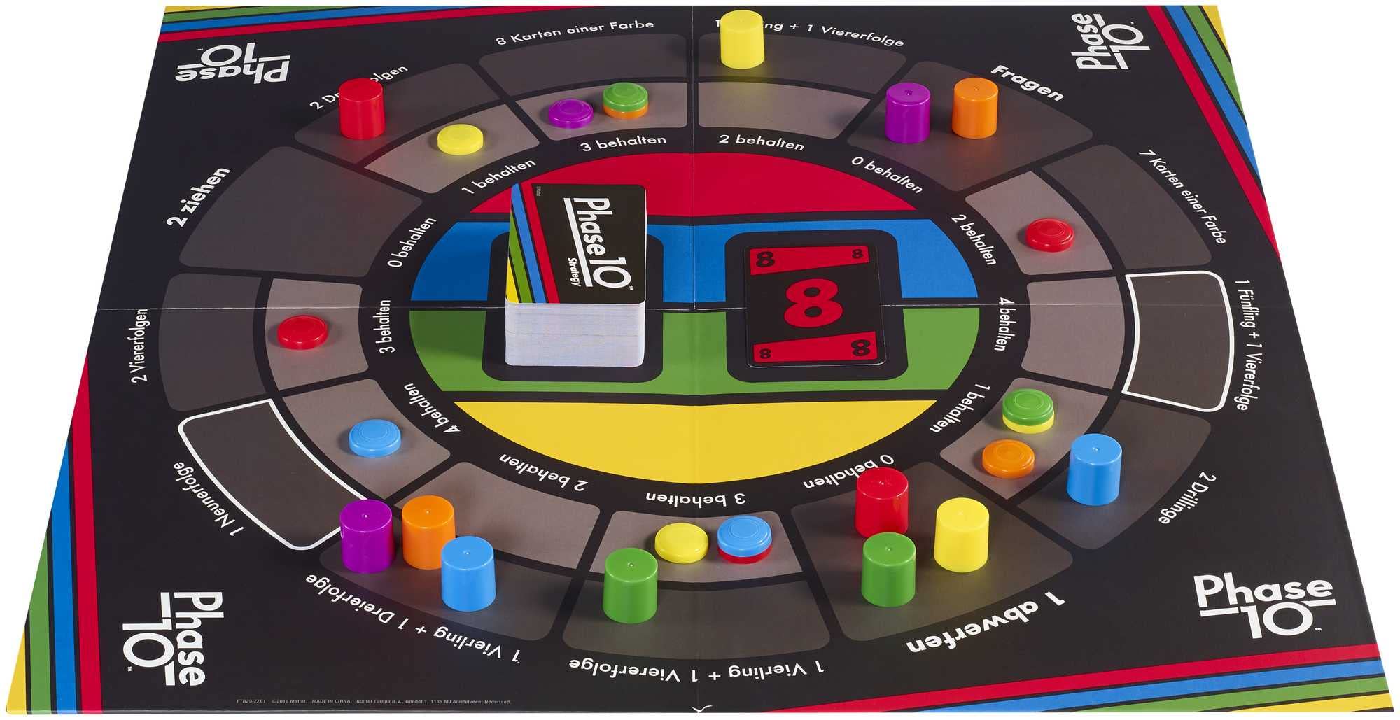 Mattel Games Phase 10 Brettspiel Strategy, interaktives Spiel für die Familie, Perfekt als Kinderspiel oder als Spiel für Erwachsene, Gesellschaftsspiel, für 2-6 Spieler, ab 7 Jahren, FTB29 - Image 4