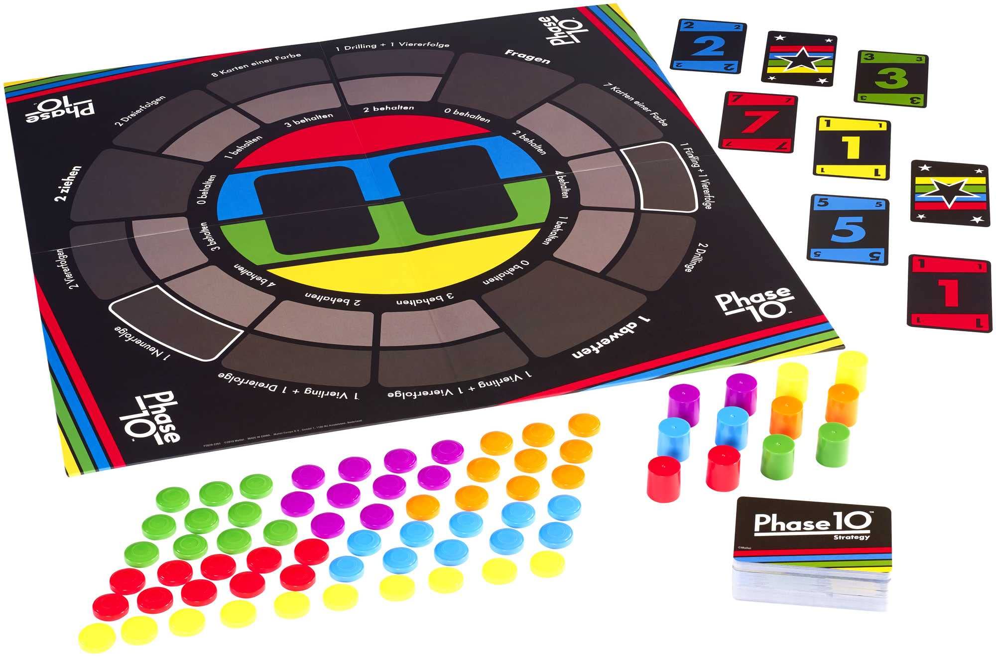 Mattel Games Phase 10 Brettspiel Strategy, interaktives Spiel für die Familie, Perfekt als Kinderspiel oder als Spiel für Erwachsene, Gesellschaftsspiel, für 2-6 Spieler, ab 7 Jahren, FTB29 - Image 6