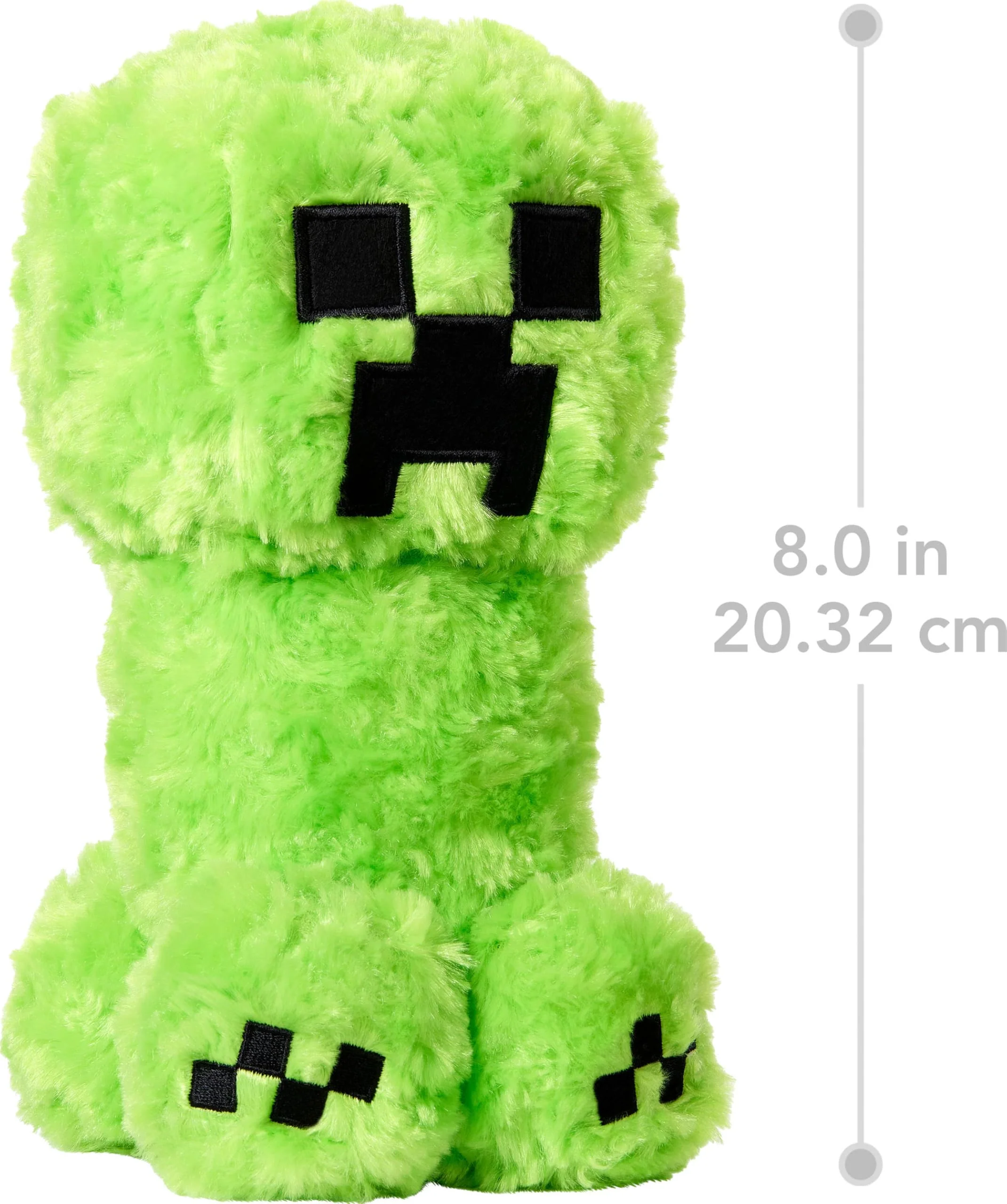 Mattel Minecraft Plüschspielzeug, weiche Creeper-Puppe zum Sammeln, inspiriert von der Figur aus EIN Minecraft Film, ca. 20 cm, JFP58 - Image 5