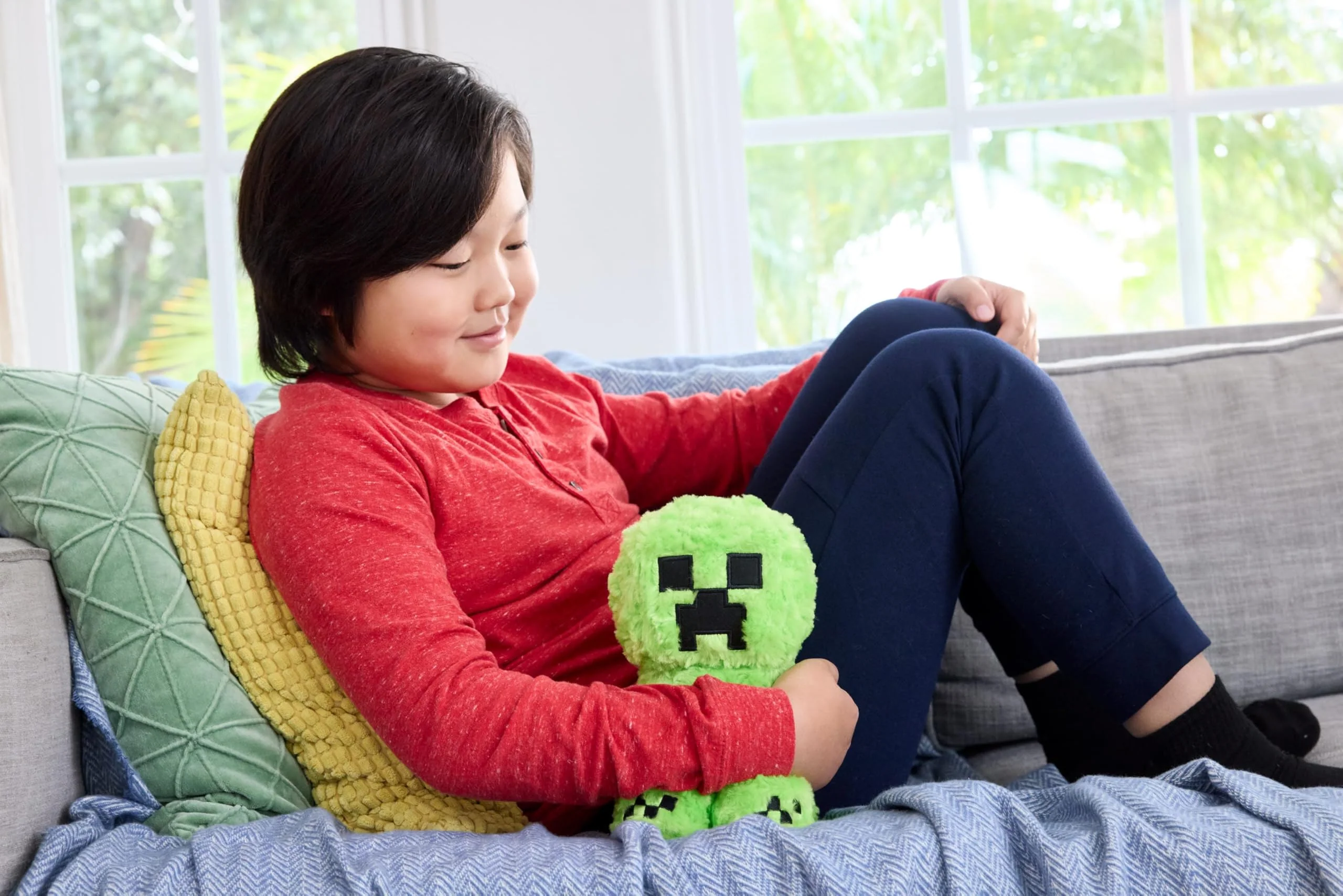 Mattel Minecraft Plüschspielzeug, weiche Creeper-Puppe zum Sammeln, inspiriert von der Figur aus EIN Minecraft Film, ca. 20 cm, JFP58 - Image 6