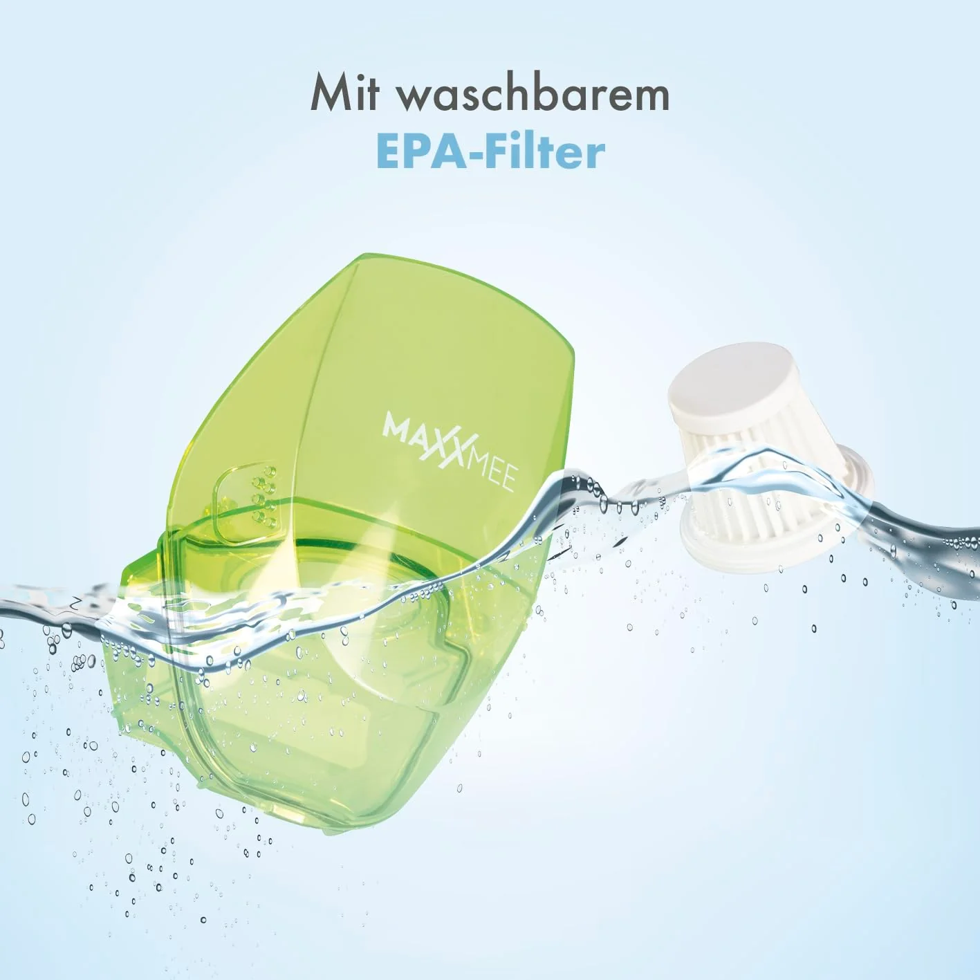 MAXXMEE Milben-Handstaubsauger inkl. Anti-Milben Spray | Antimilben-Sauger mit UV-C Licht, vernichtet 99,9% der Milben | Matratzensauger inkl. HEPA Filter und 250ml Staubbehälter [Limonengrün] - Image 9