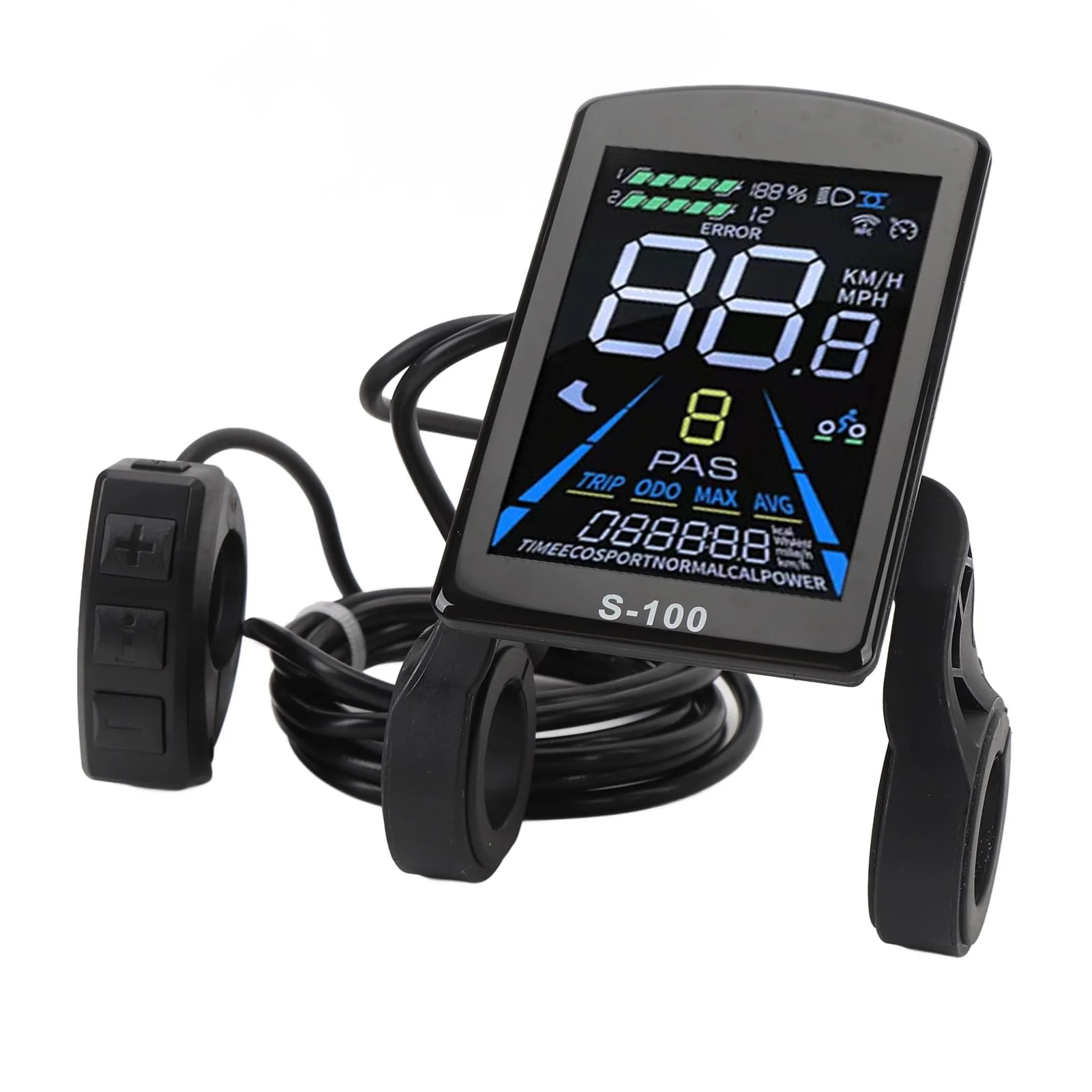 MechKit Elektrofahrrad Brushless Motor Controller Kit, 36V 48V 500W 750W 26A 3 Mode Sinuswelle Controller mit LCD Display Panel für E-Bike - Image 3
