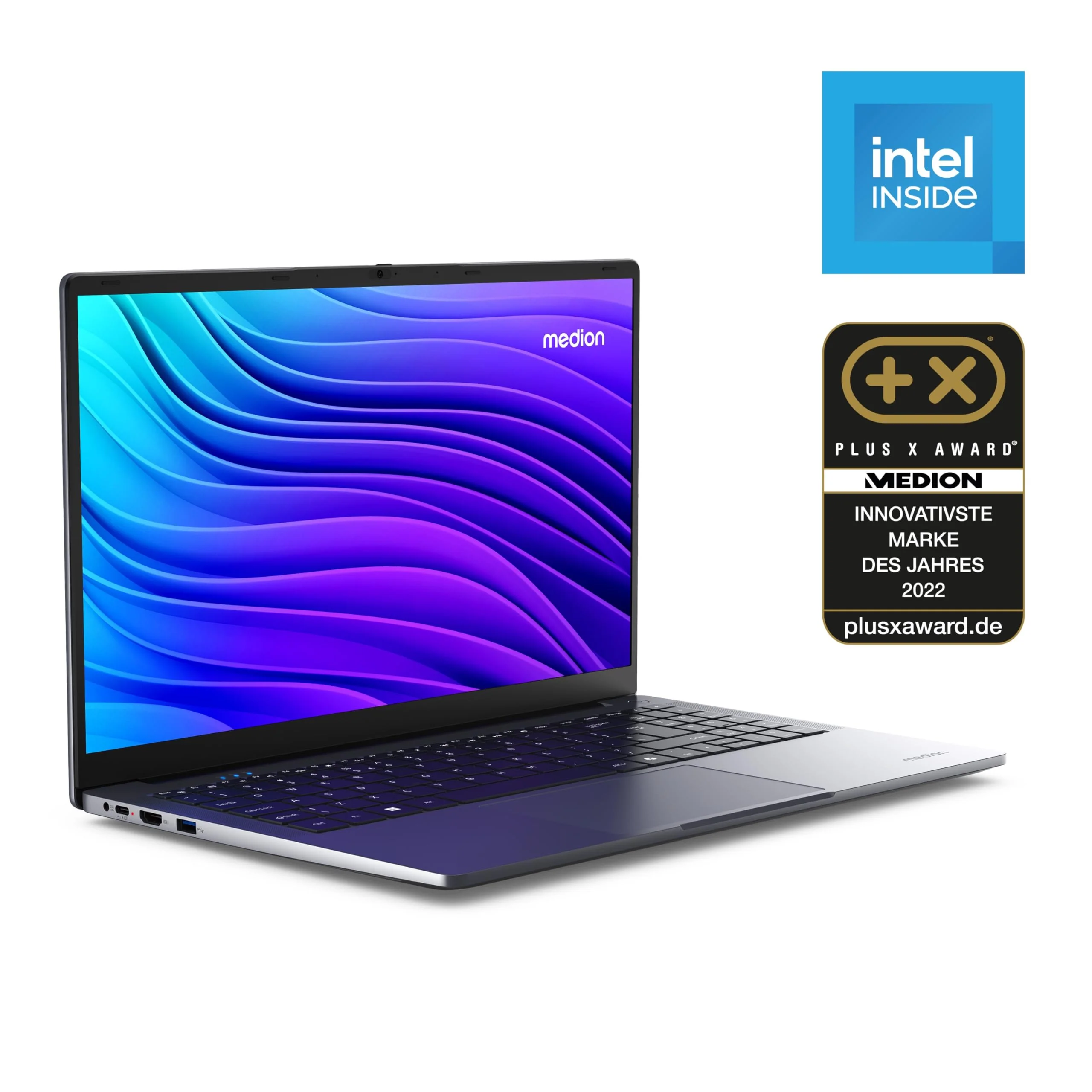 MEDION E15223 39,6 cm (15,6 Zoll) Full HD Laptop (Intel N100, 128GB PCIe SSD, Intel UHD, 4GB DDR5 RAM, WLAN, Win 11 Home S-Modus) - Image 8
