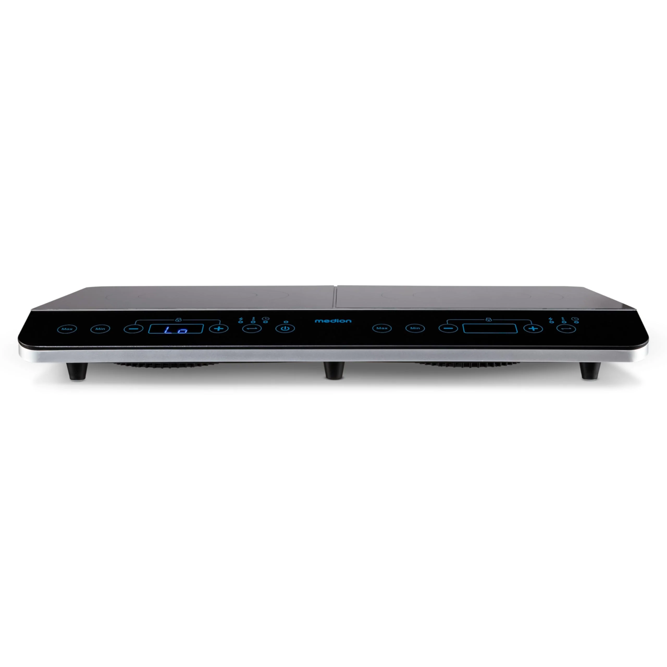 MEDION MD 15324 Doppel-Induktionskochplatte, 3500 Watt, Zwei Kochplatten, 10 Temperaturstufen, LED Display, schwarz - Image 6