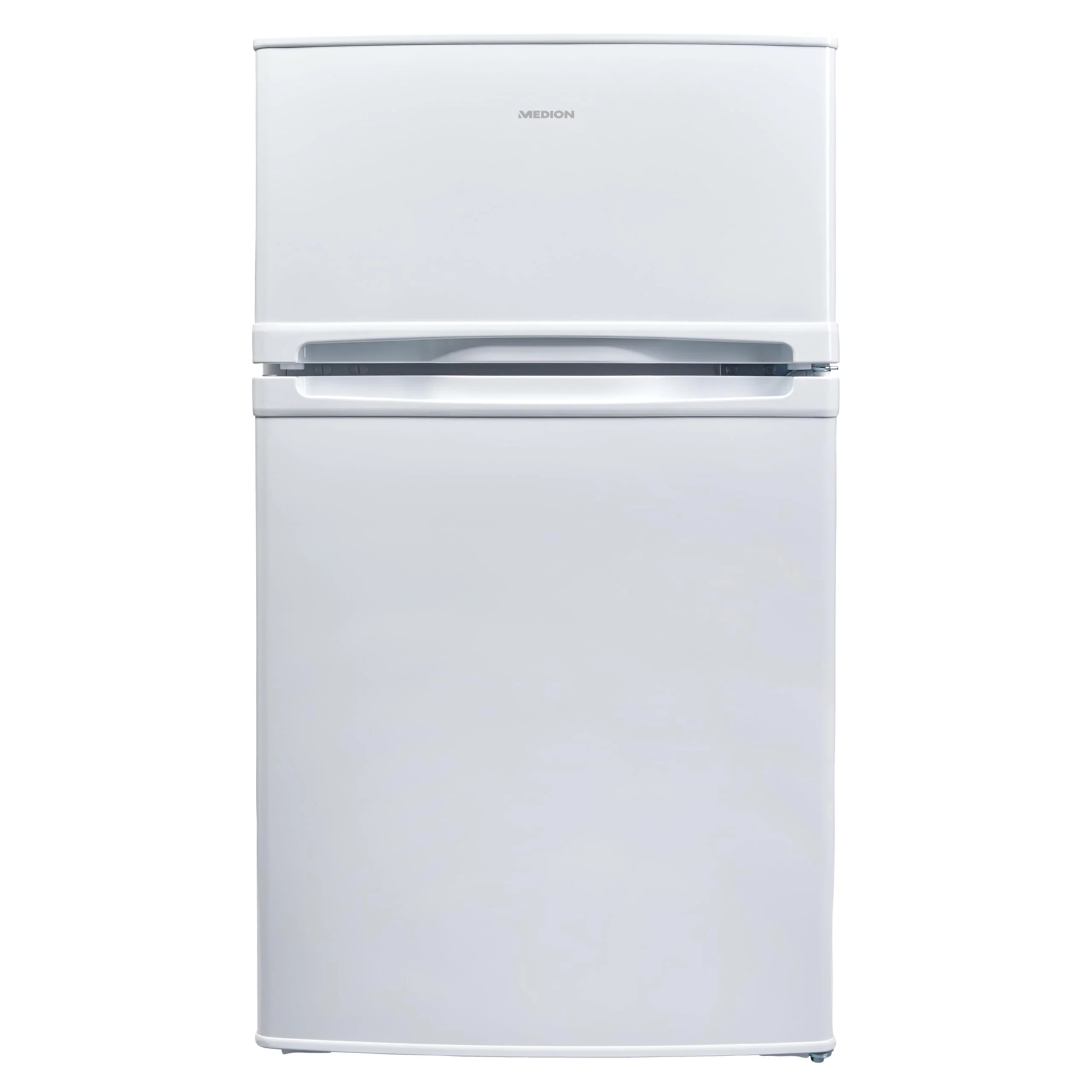 MEDION Mini Kühl-Gefrierkombination (85 Liter, 61L Kühlteil, 24L Gefrierteil, freistehend, 40 dB, transparente Gemüseschublade, Türanschlag wechselbar, MD 37689) weiß - Image 8